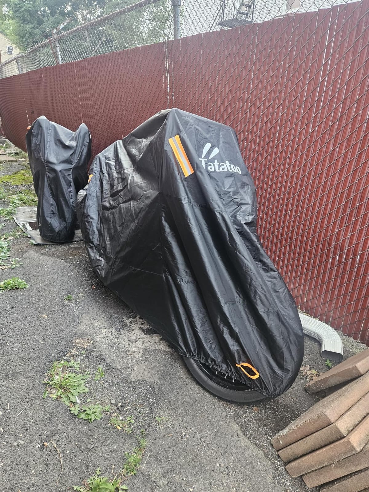 Heavy Duty Motorcycle Cover Waterproof Outdoor Storage Fits Up to 96.5
