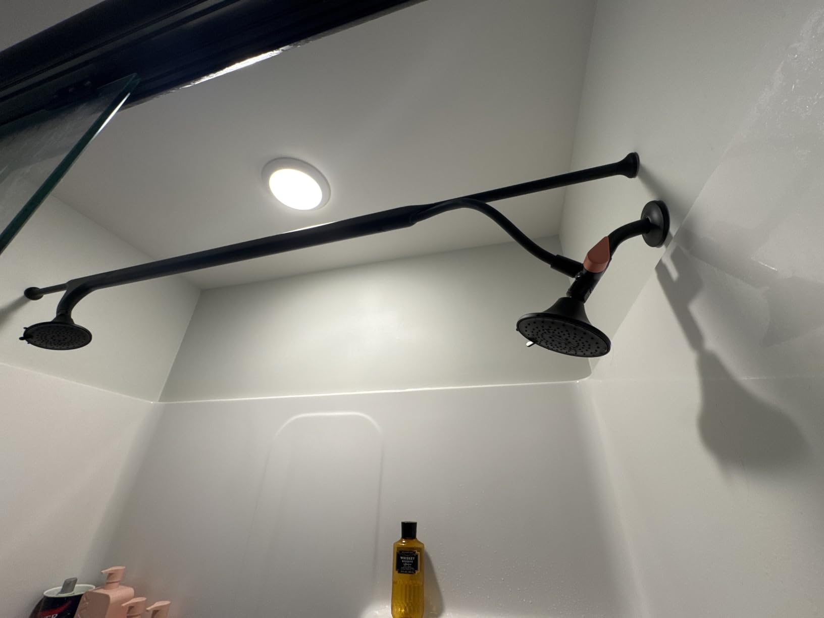 BOONA Tandem Shower as seen on Shark Tank | Dual Shower Head for Couples | Midnight Black, Two Showerheads customer photo 2