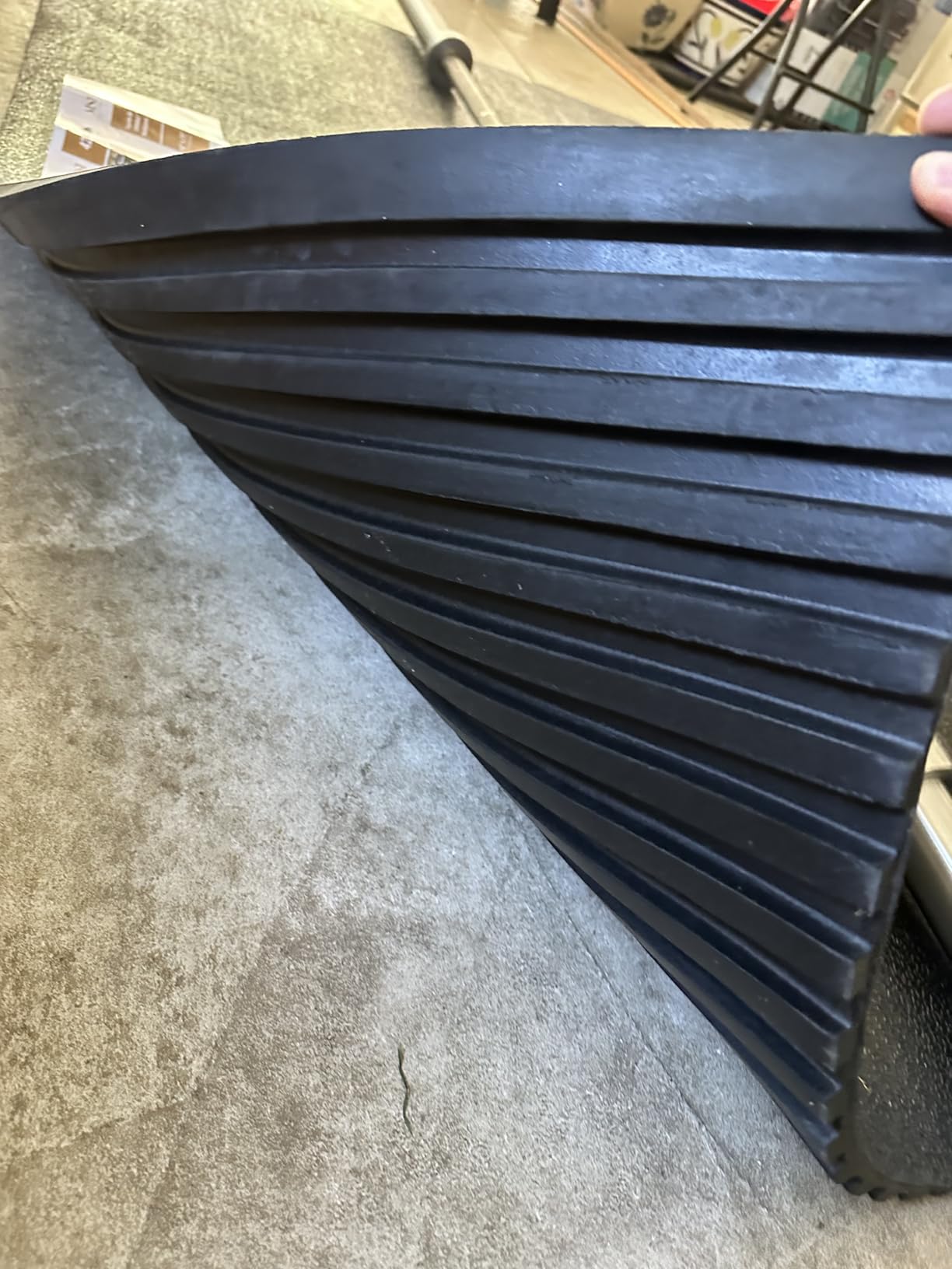 Heavy Duty Horse Stall Mats - Stable Mats, Durable 3/4 in. Thick Rubber Flooring - Solid Black - 3.5' x 6' Mat for Stables, and More - 42 in. x 72 in. Stall Mat customer photo 1