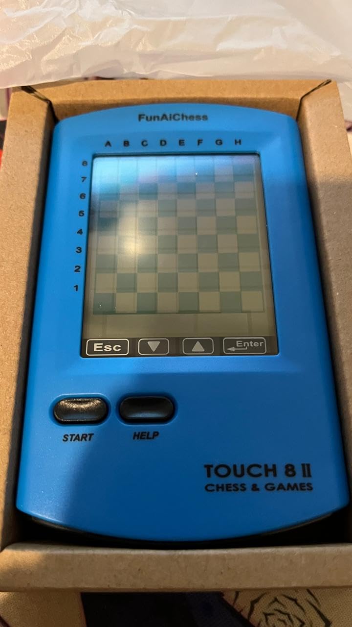 Handheld Electronic Chess Board 8 in 1 Touch Chess Computer Game Portable Electronic Chess Set customer photo 2