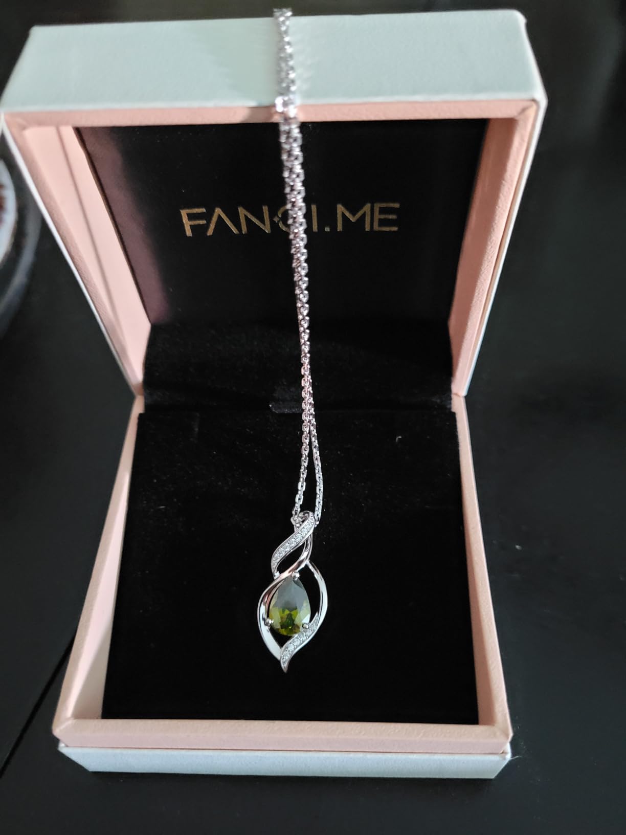 FANCIME Birthstone Necklace for Women Birthday Gift for Her customer photo 1