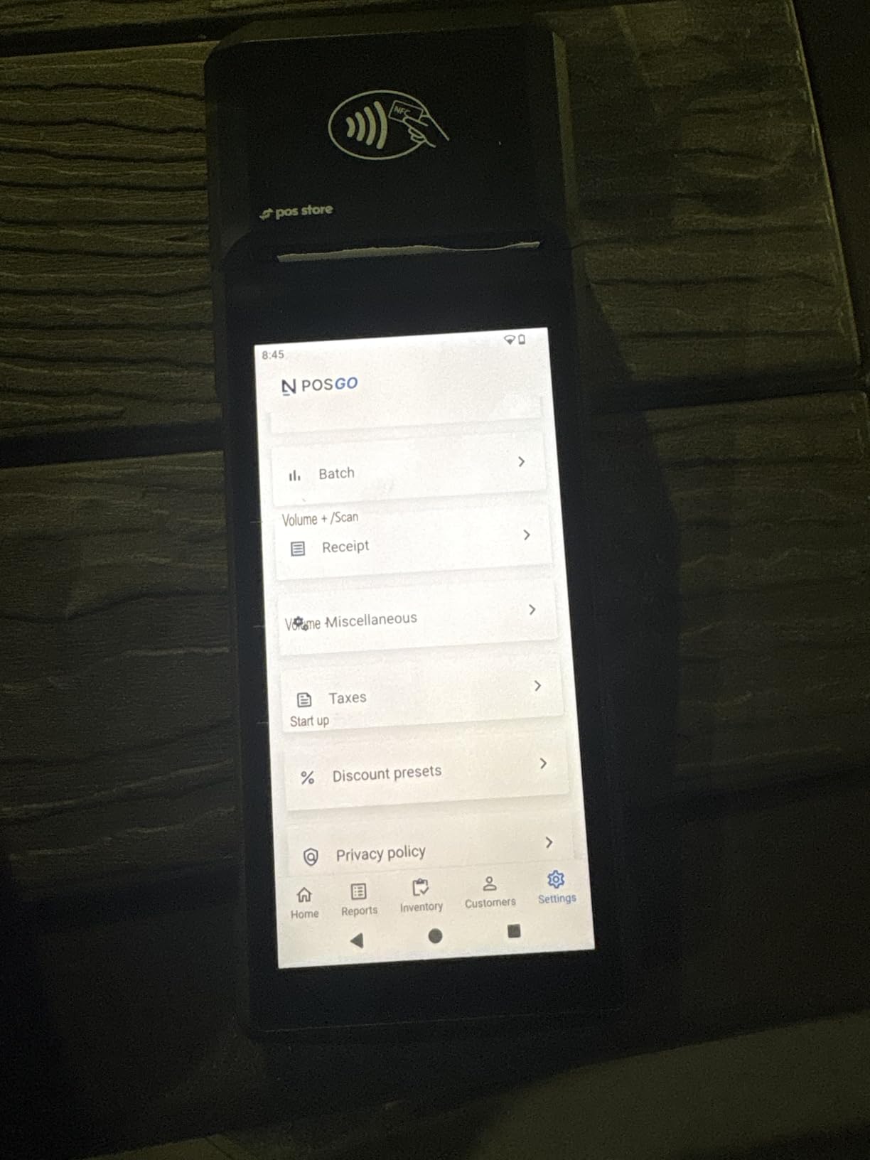 POS Android 14 Receipt Printer Android 14 and 58mm High Speed Thermal Printer 5.5' Touch Screen. Handheld Point of Sale with NFC and 4G Network. 3GB Ram+32GB ROM customer photo 2