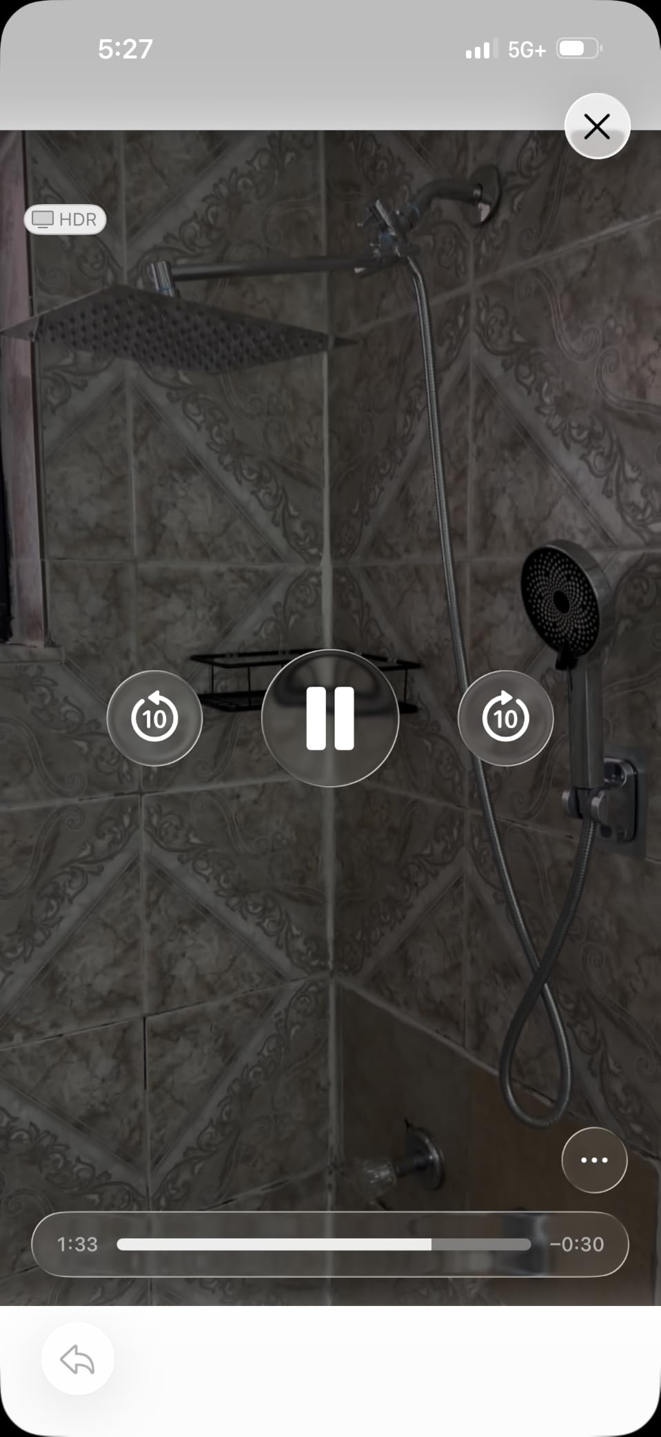 Shower Head, Rain Shower Head with Handheld Spray Combo, 10 Inch Adjustable High Pressure Rainfall Shower Head, Dual Showerhead Set with Extension Arm and 60 Inch Long Shower Hose (Silver) customer photo 1