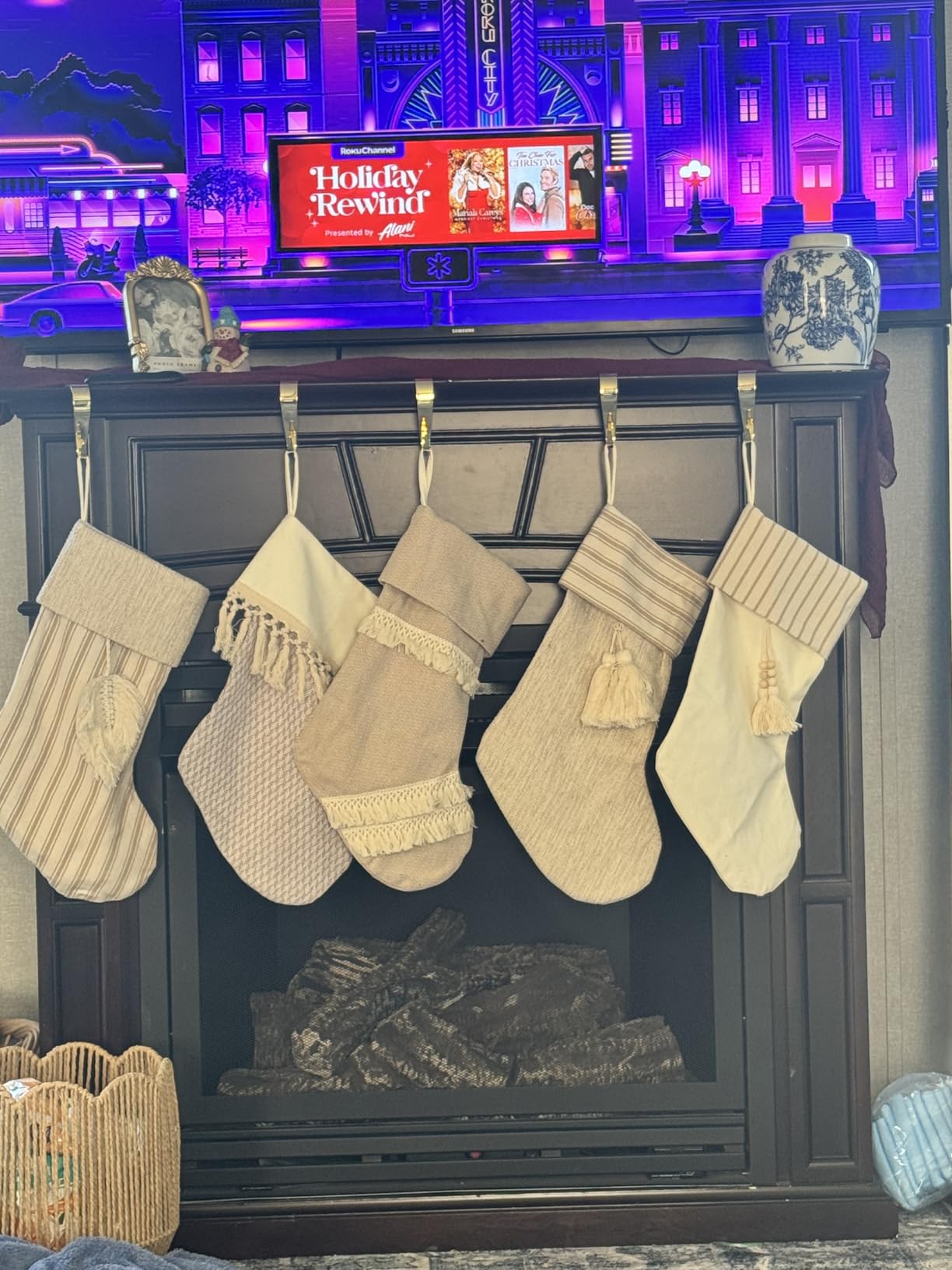 GEX Christmas Stockings 6 Pack for Family 20