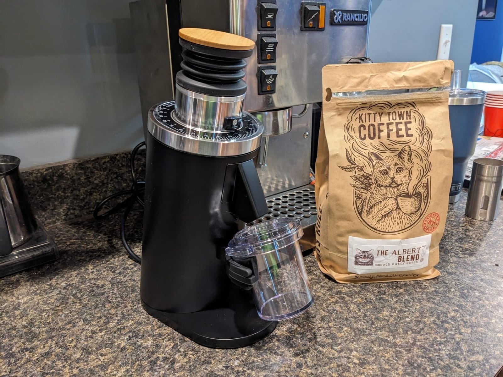 MiiCoffee DF54 Single Dose Coffee Grinder (Black) customer photo 2