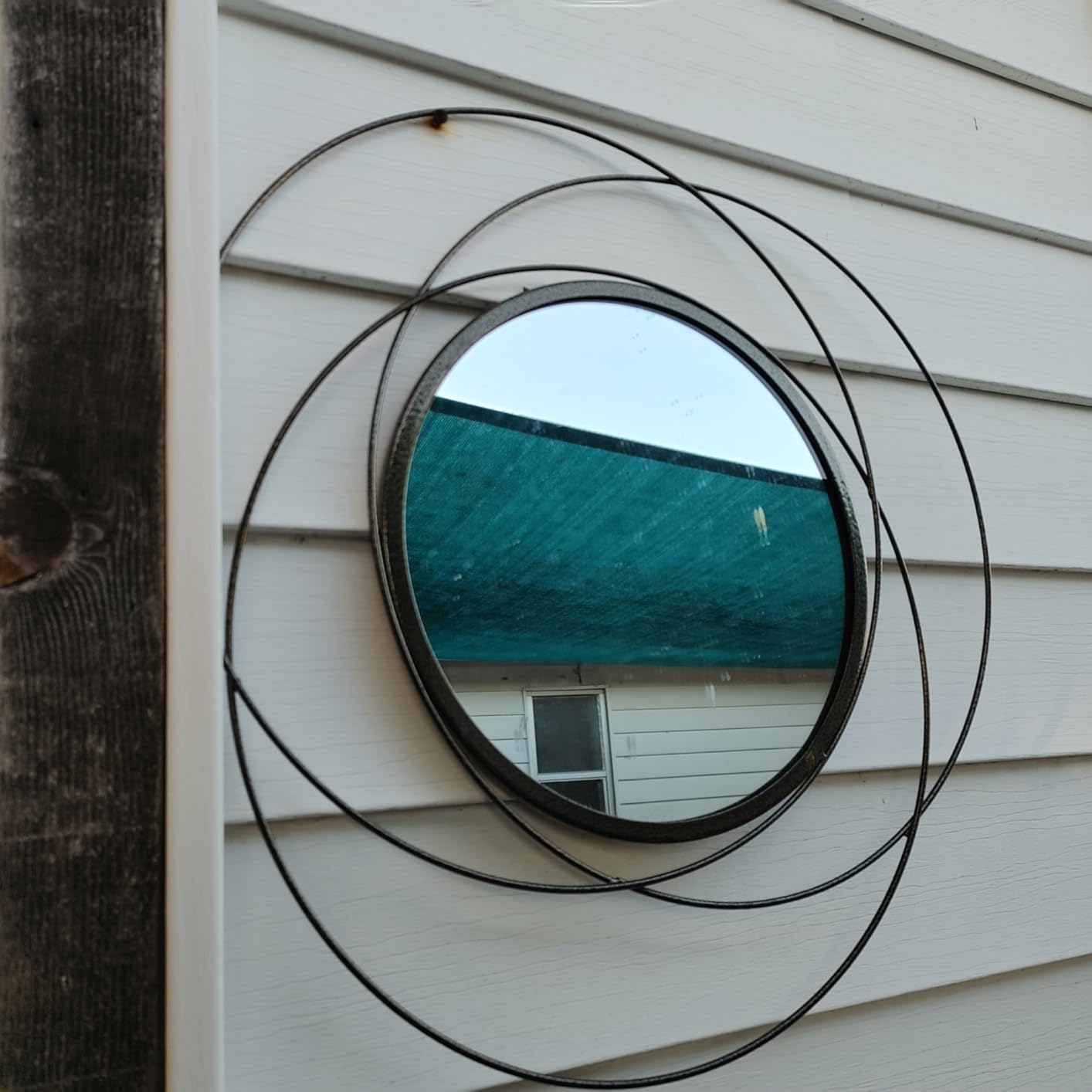 Mirrors for Wall Gold Circular Art Classic Metal Iron Frame Wall Mirror Decor Living Room Bedroom Bathroom Office Farmhouse Entryway Small 12