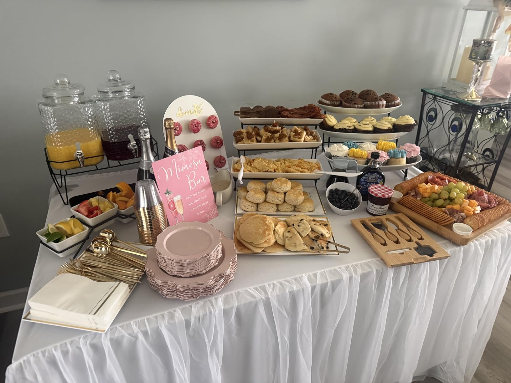MALACASA 3 Tier Serving Trays, White Porcelain Serving Platters, 12 Inch | Tiered Serving Stand for Party, Fruit Tray, Trays for Serving Food, Dessert Stand with Collapsible Sturdier Metal Rack customer photo 2