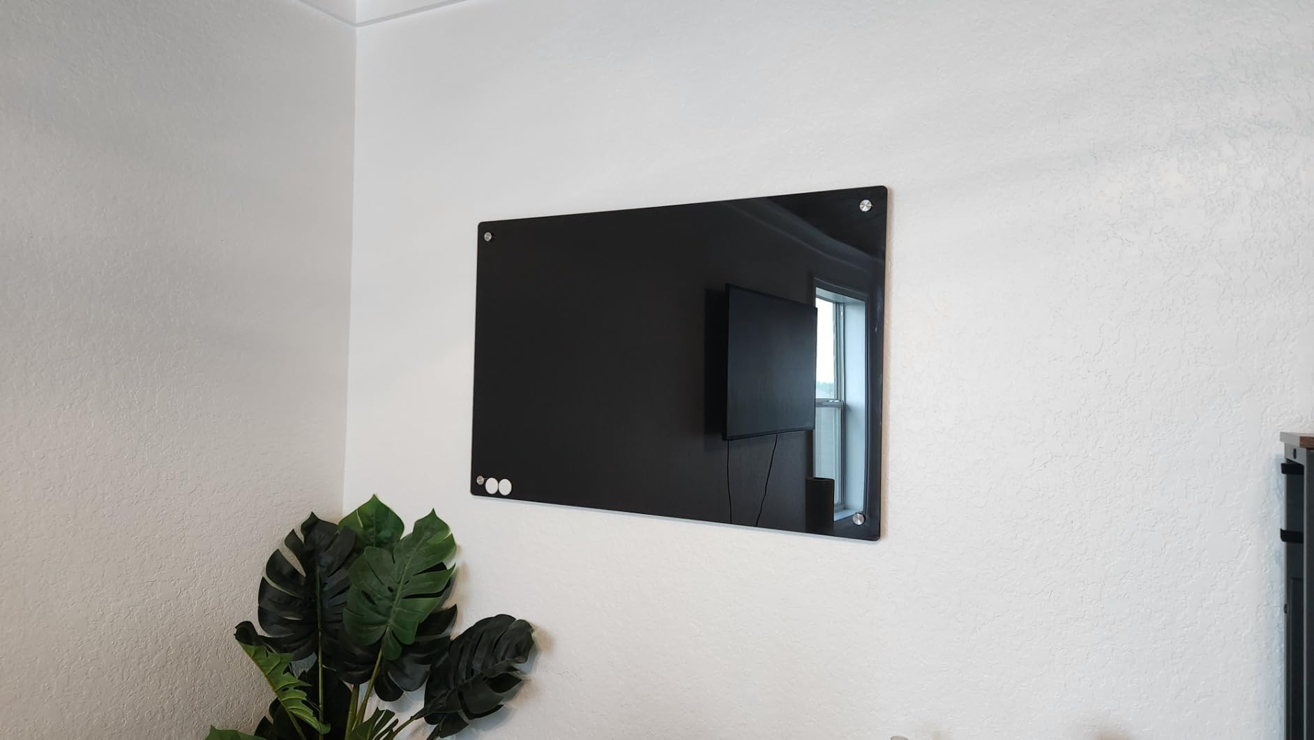 VEVOR Magnetic Glass Whiteboard, Dry Erase Board 36