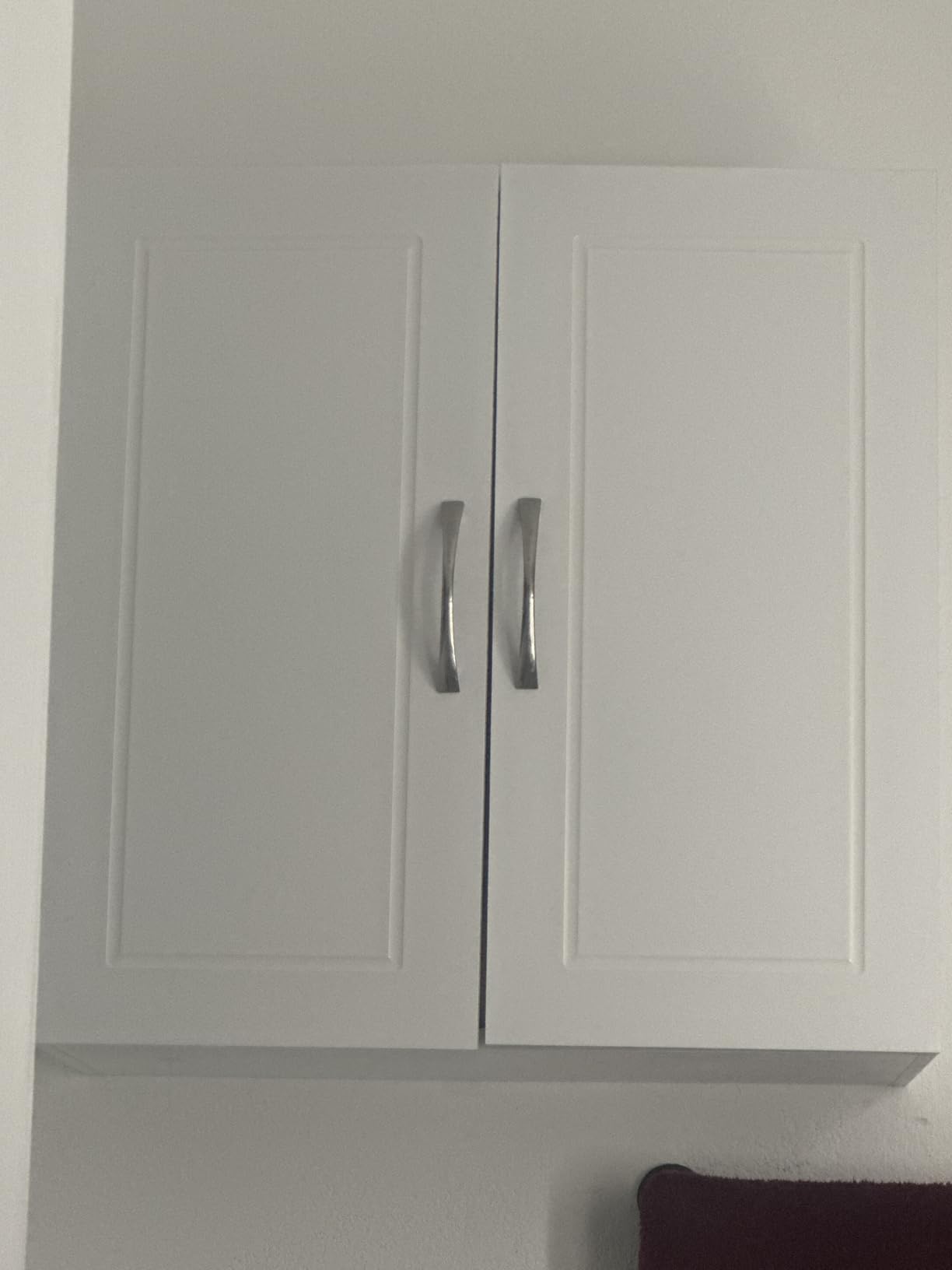SoBuy Bathroom Wall Cabinet, Large 3-Door, 23.6 x 11.8 x 35.4 in, White | Adjustable Shelf Floating Wall Storage Cabinet, Multi-Scene Bathroom Cabinet For Laundry, Kitchen & Garage, FRG231-L-W customer photo 1