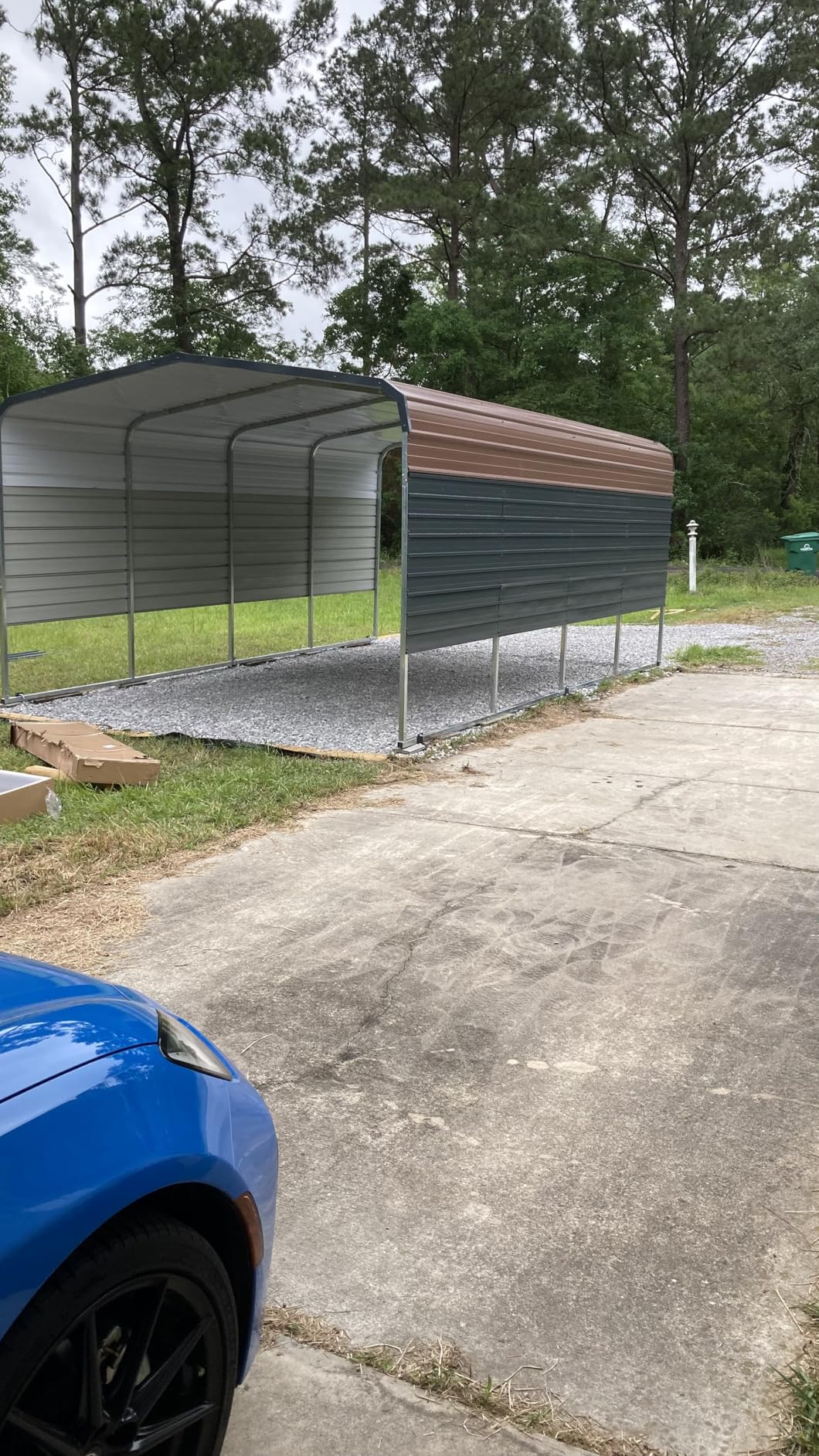 Xilingol Metal Carport, Heavy Duty Carport Canopy with Galvanized Steel Frame and Roof, Outdoor Storage Shed, Car Tent Garage Shelter for Pickup, Truck, Boat and Tractor (10x15 FT) customer photo 2