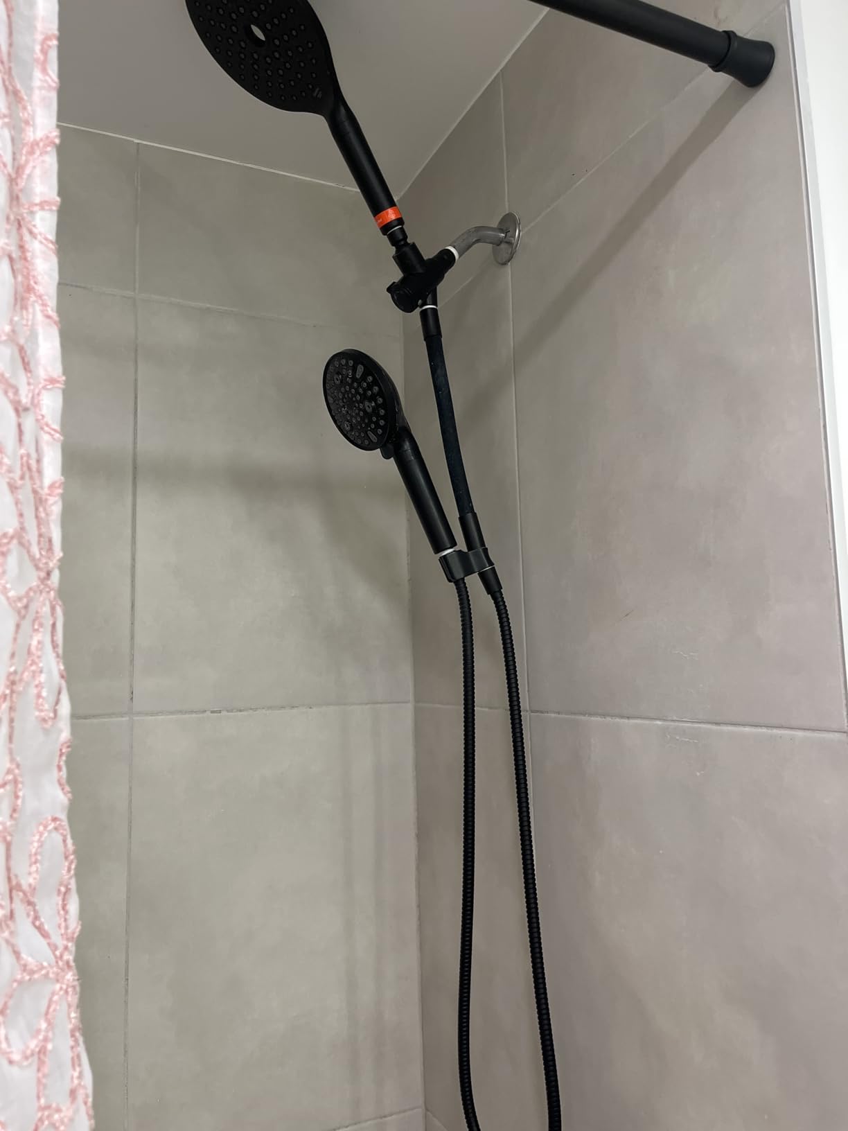 Dual Filtered Handheld Shower Heads Combo, HOPOPRO 15-Mode High Pressure Rainfall Showerheads Combo Set with Filter, for Hard Water, Removes Chlorine, Improves Skin Hair Condition, Modern Chrome customer photo 2