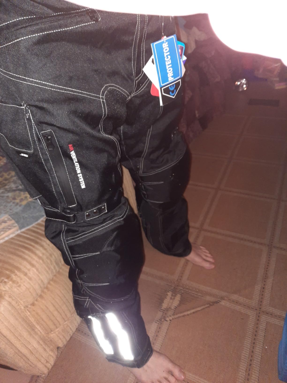 JAG Motorcycle Protective Pants with Armor, Water-Resistant Cordura Fabric | CE Level 1 Impact Protection, Breathable, Dual Sport, Motocross, Dirt Bike, ATV, Enduro & Off-Road Riding Pants customer photo 1