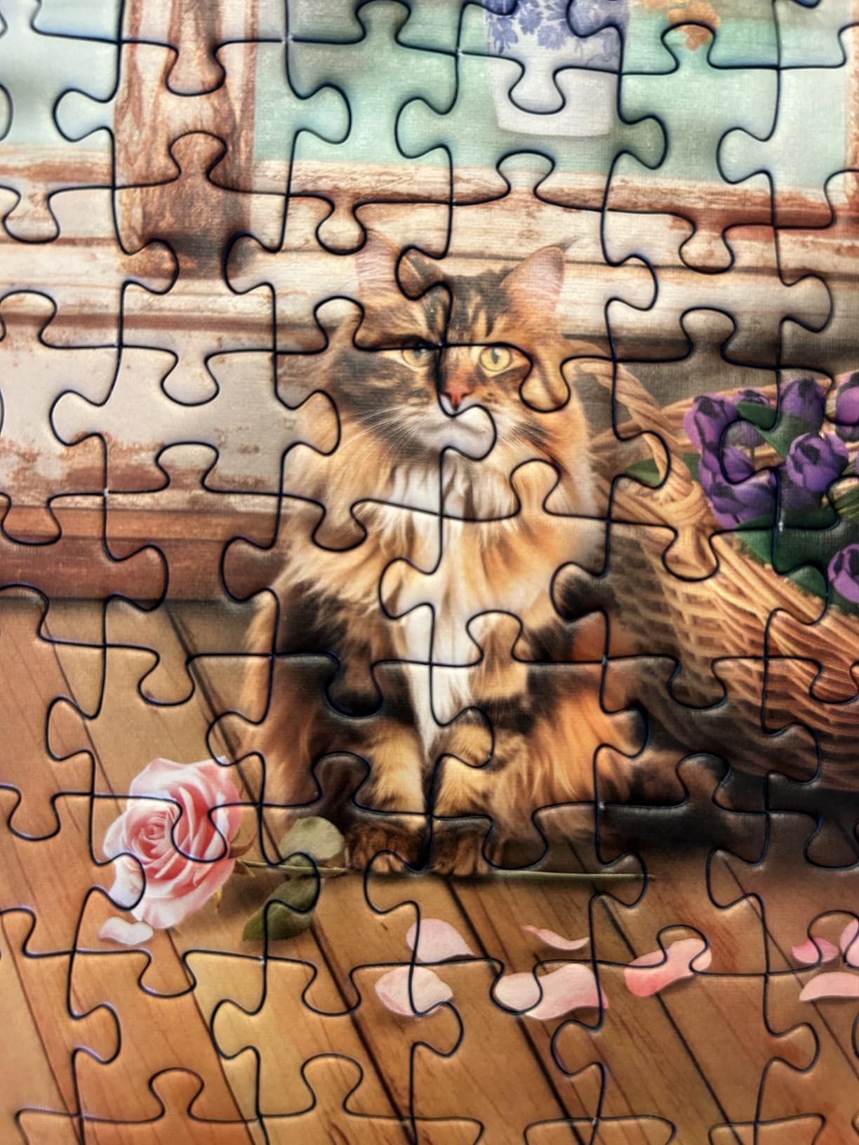 Ravensburger All Seasons Flower Shop 1000 Piece Jigsaw Puzzle | Explore Colorful Botanical Arrangements | from The Bestselling Puzzle Brand Worldwide | Enhanced Anti-Glare Surface customer photo 2