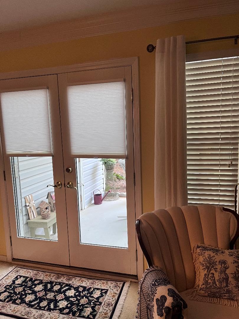 LazBlinds No Drill Cordless Cellular Shades for Doors, 26