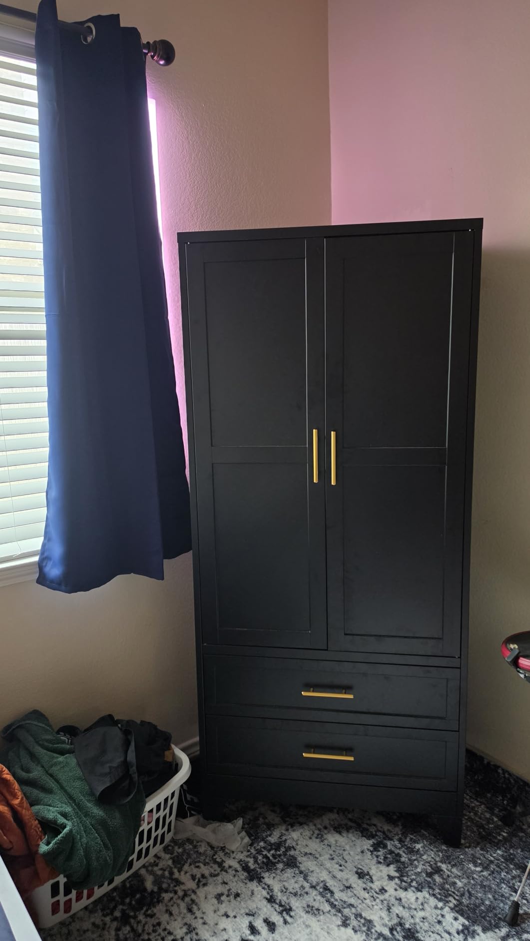 erosoei Metal Armoire Wardrobe Closet, 71