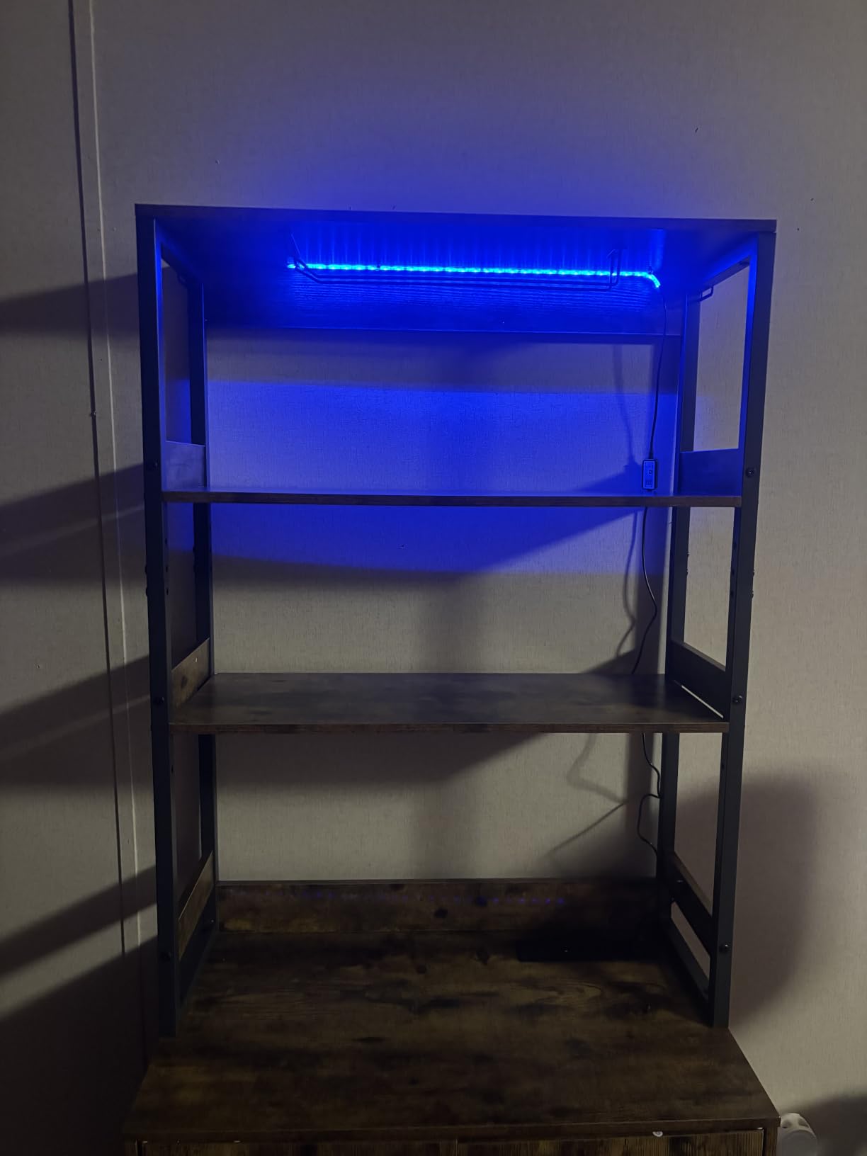 Aheaplus Bar Cabinet with Power Outlets, 67