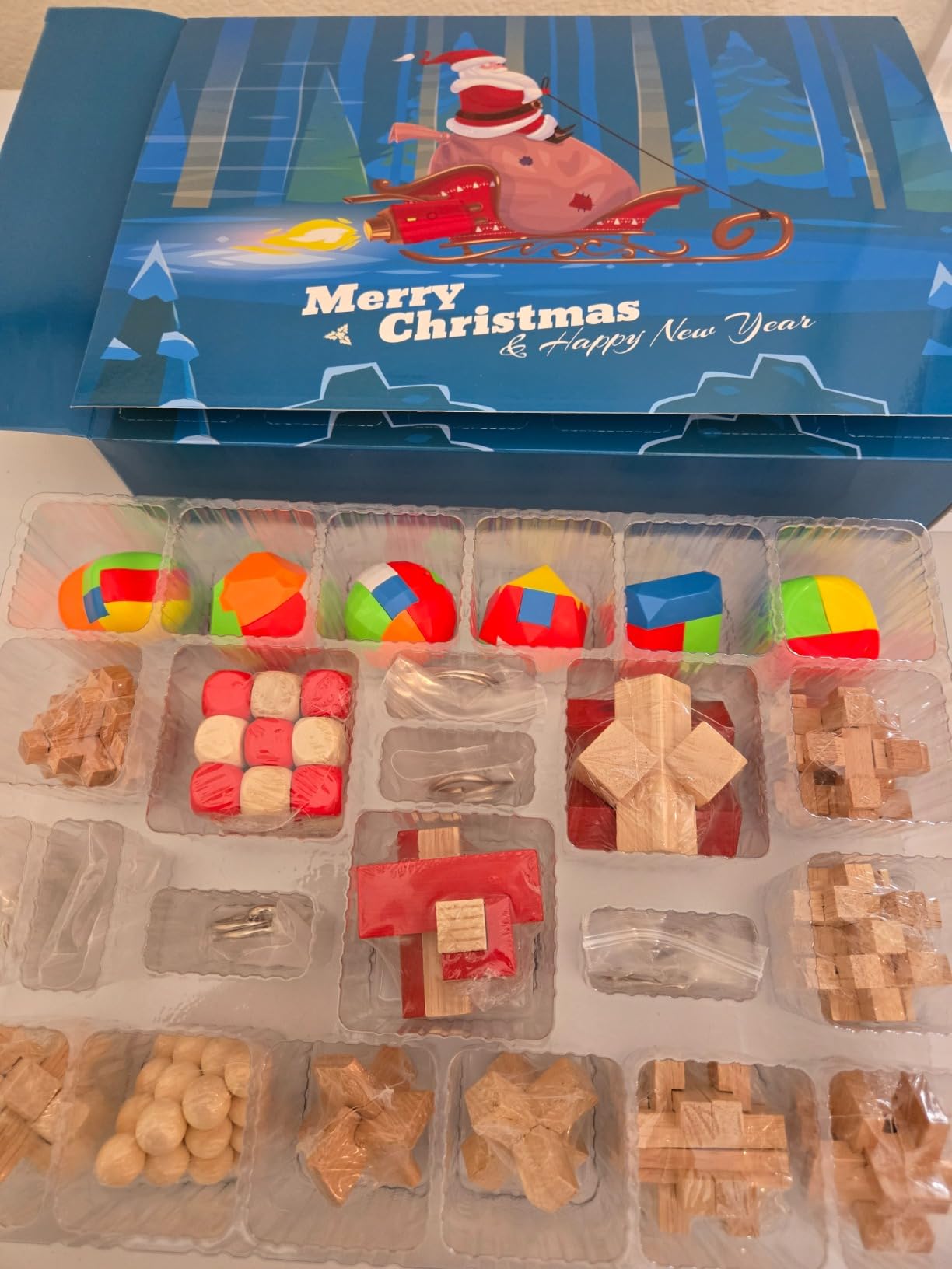 Advent Calendar 2026 for Kids Adults, Brain Teaser Puzzles Present Box, 24 Days Countdown Calendars for Boys Girls, Christmas Advent Calendar with Scratch Card customer photo 1