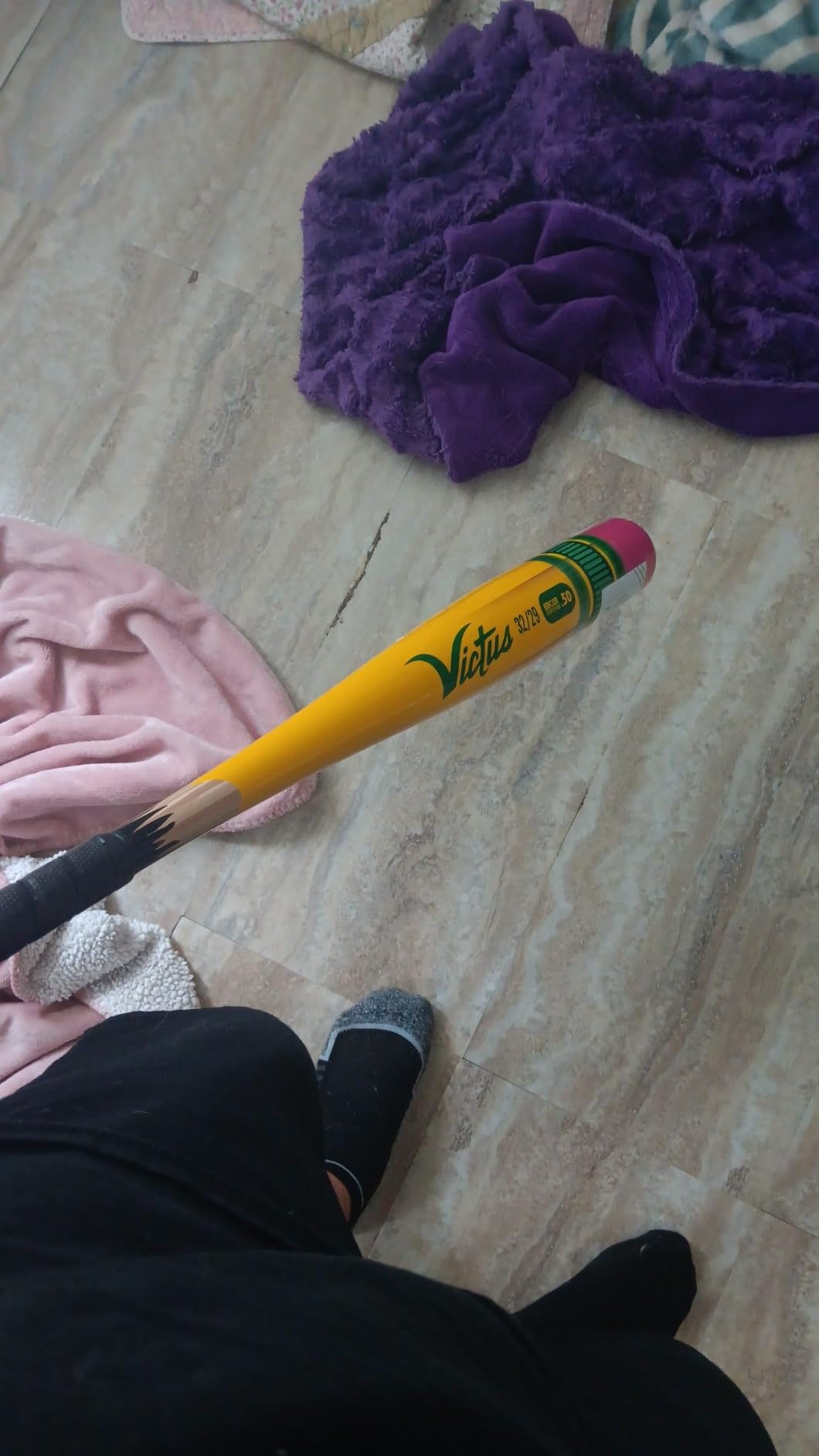 Victus Vibe Pencil BBCOR -3 Metal Baseball Bat, 2 5/8