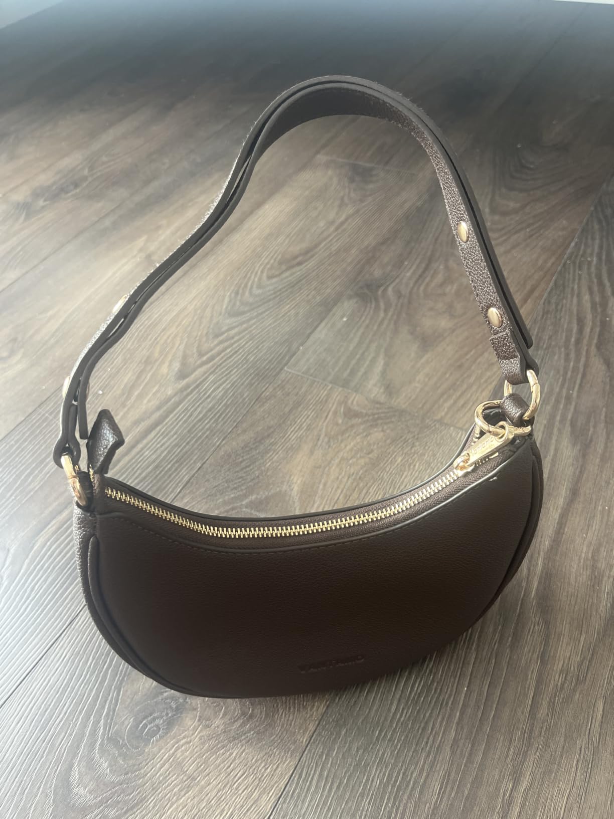 Crescent Bags For Women with RFID Protection, Half Moon Clutch Purses for Women with Anti-Theft Clip for Extra Safety customer photo 2