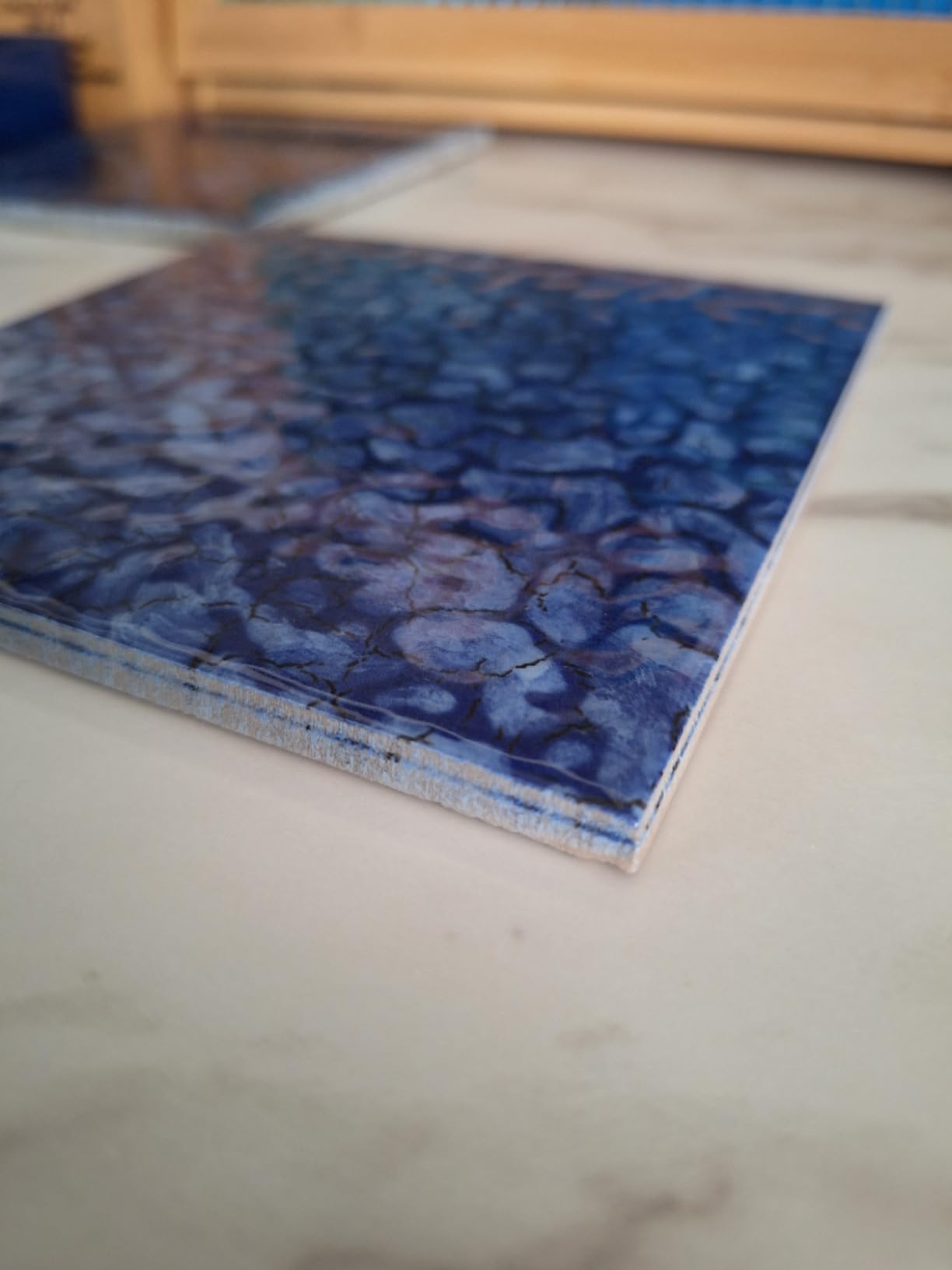 20 PCS Porcelain Swimming Pool Waterline Tile, 6