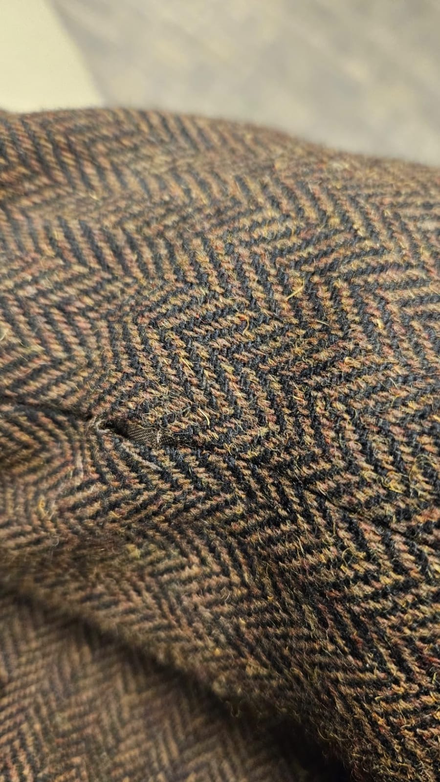 PJ PAUL JONES Mens Blazer Vintage Herringbone Tweed Wool Blend Sport Coat customer photo 2