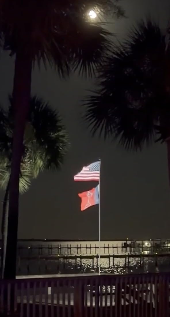20FT Heavy Duty Flag Pole for Outside House, Real 12 Gauge Aluminum | 100MPH Wind Tested All Weather, Residential & Commercial, Includes USA Flag & All Hardware to Fly Two Flags, Easy Install customer photo 1
