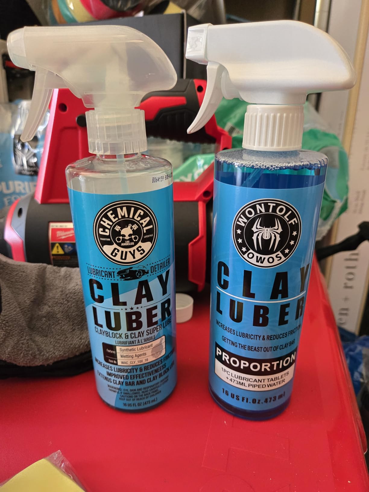 Wontolf Clay Bar Kit, Complete Clay Bars Auto Detailing Clay Luber Lubricant Car Wash Kit, Premium Grade 4 Clay Bars customer photo 2