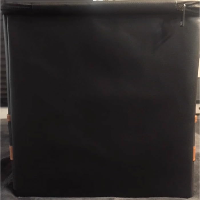 Vintage Vinyl Record Storage Box with Lock, Fireproof & Water Resistant Holds 100+ Records, 7/10/12 Inch customer photo 1