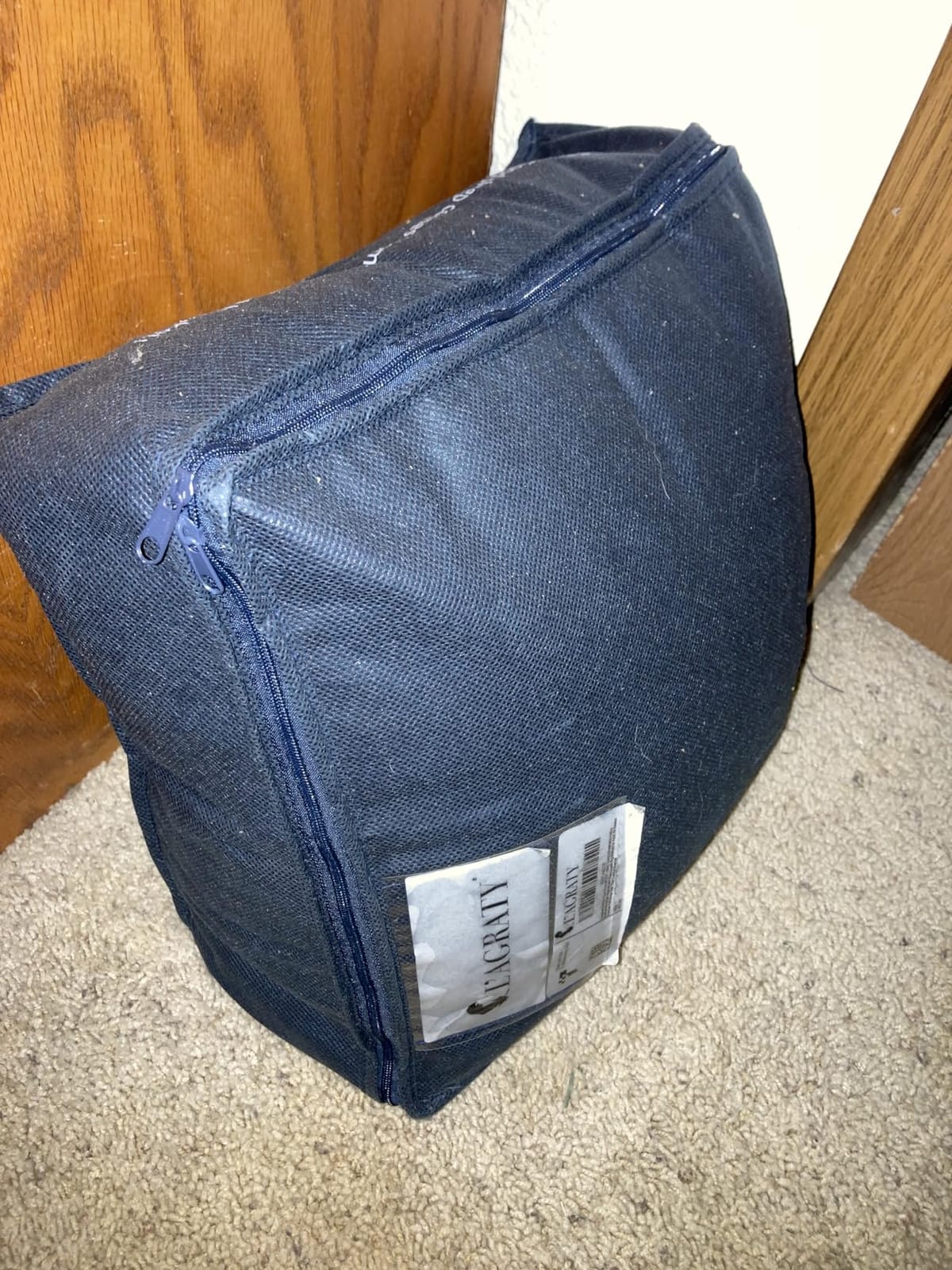 L'AGRATY Weighted Lap Blanket 5lb: Small Weighted Blanket for Adults Portable Travel - Cooling Pad for Relaxation Sleeping - Cozy Washable All-Season (29
