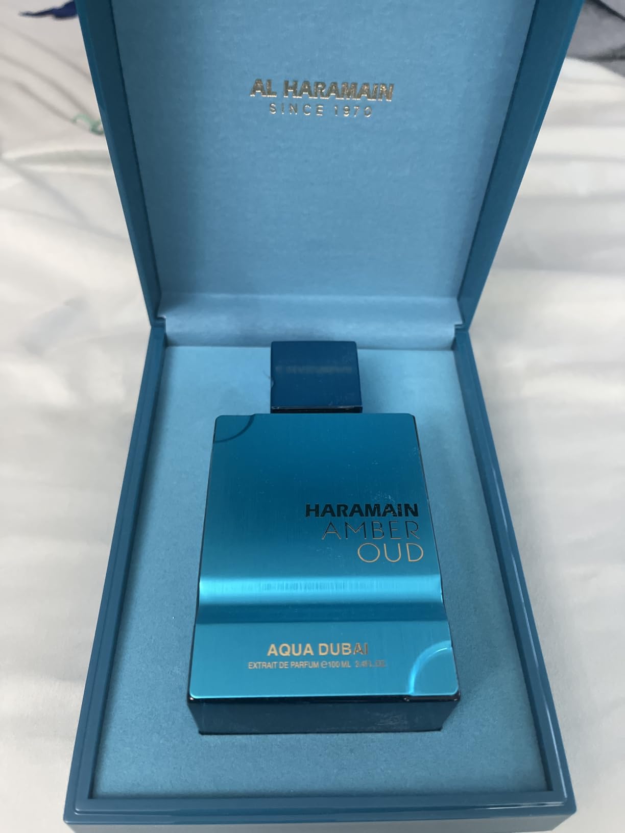 Al Haramain Amber Oud - Aqua Dubai - Oud Cologne for Men - Amber Perfume for Men - Long Lasting Perfume with Bergamot, Vanilla Fragrances - 3.4oz customer photo 1
