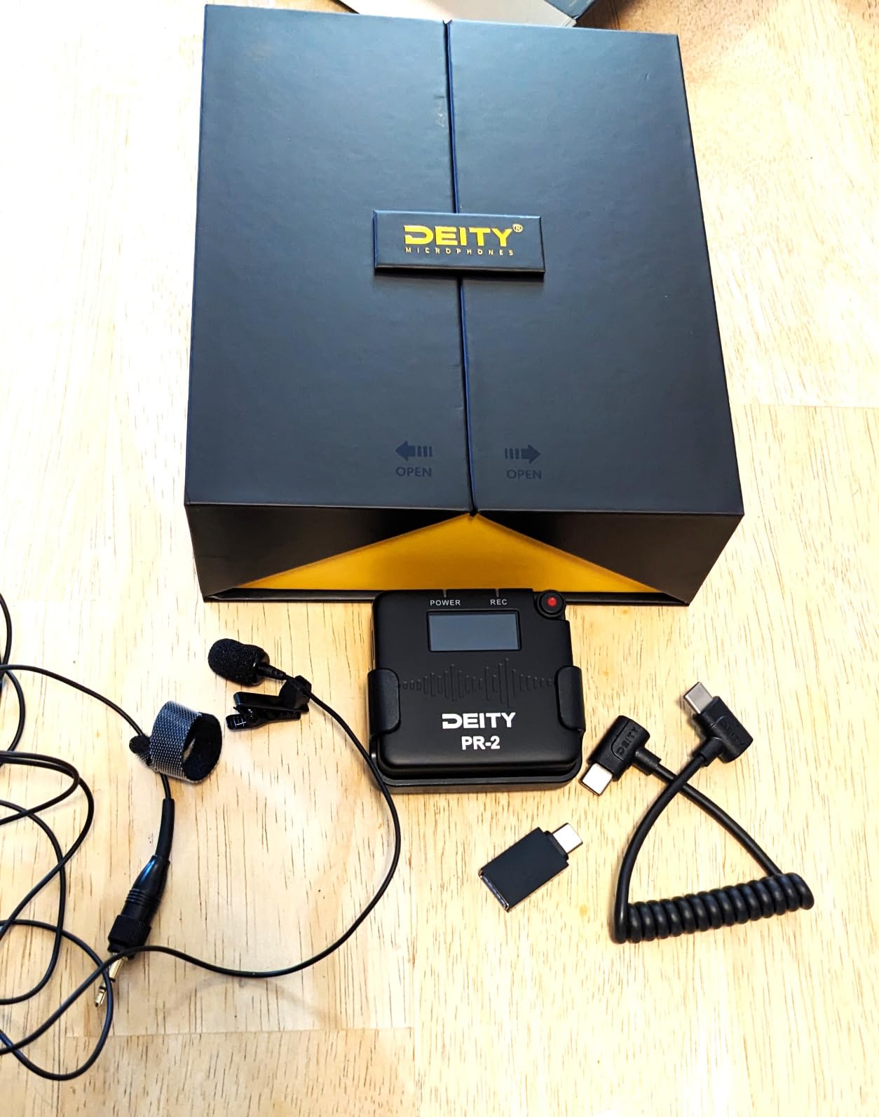 Deity PR-2 32-Bit Float Pocket Audio Recorder with Timecode (US Version) with W.Lav Pro Mic customer photo 1