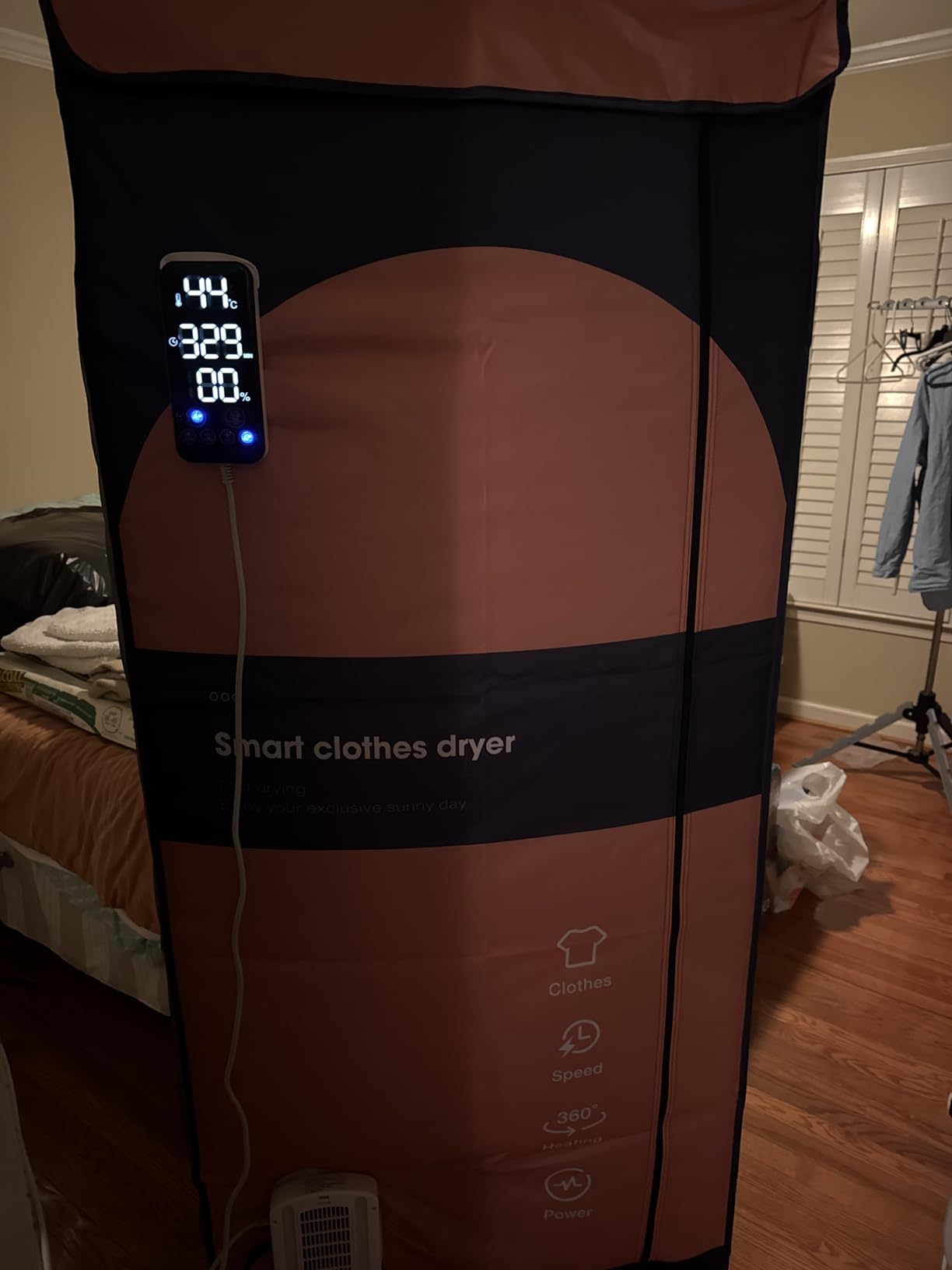 Portable Clothes Dryer, 1600W Fast-Drying Portable Dryer for Apartment, 67Inch -3 Tier Foldable High Capacity Clothes Dryers Rack, Small/Compact Portable Dryer with Timer for RV, Travel customer photo 1