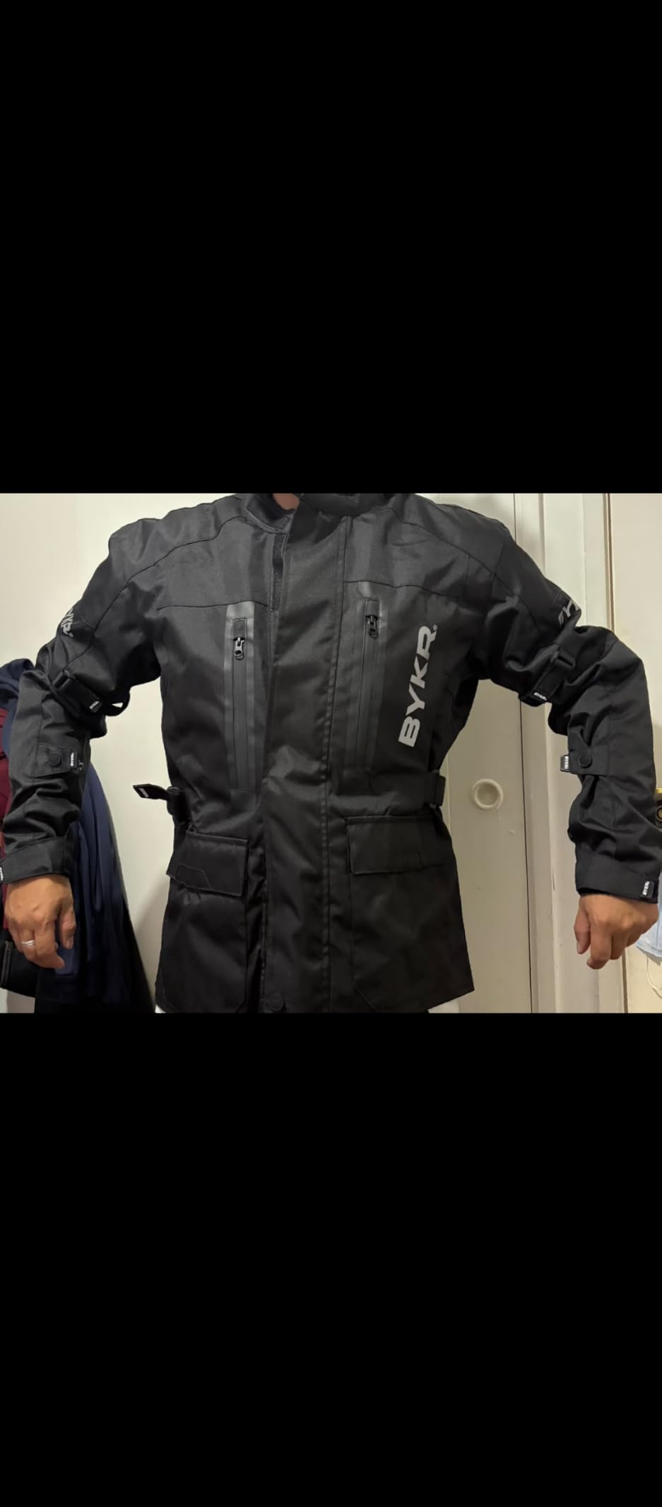 BYKR Adventure Touring Motorcycle Jacket For Men & Women Enduro Biker Textile Riding Gear CE Armored customer photo 2
