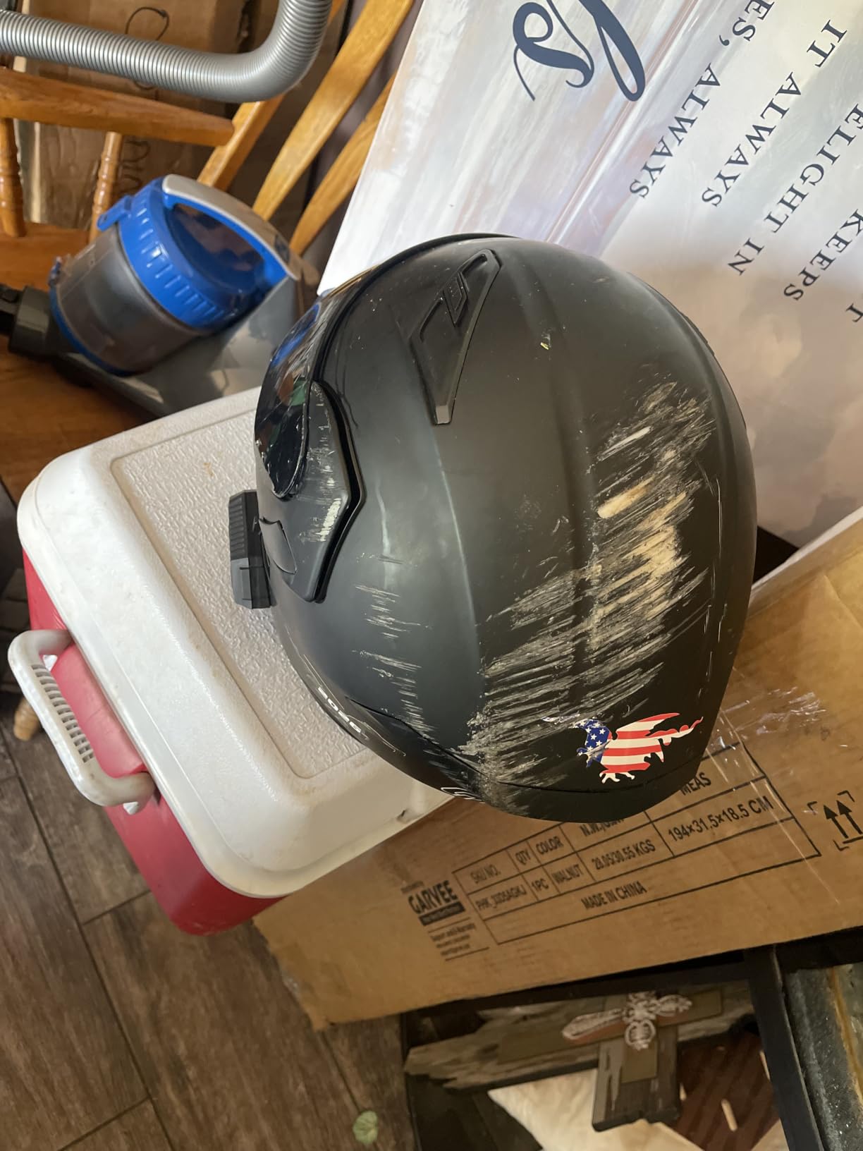 Bluetooth Motorcycle Helmet, Modular Motorcycle Helmet with Bluetooth, DOT Approved Dual Visor Full Face Flip up Bluetooth Integrated Motorcycle Helmets for Adults Men Women customer photo 1