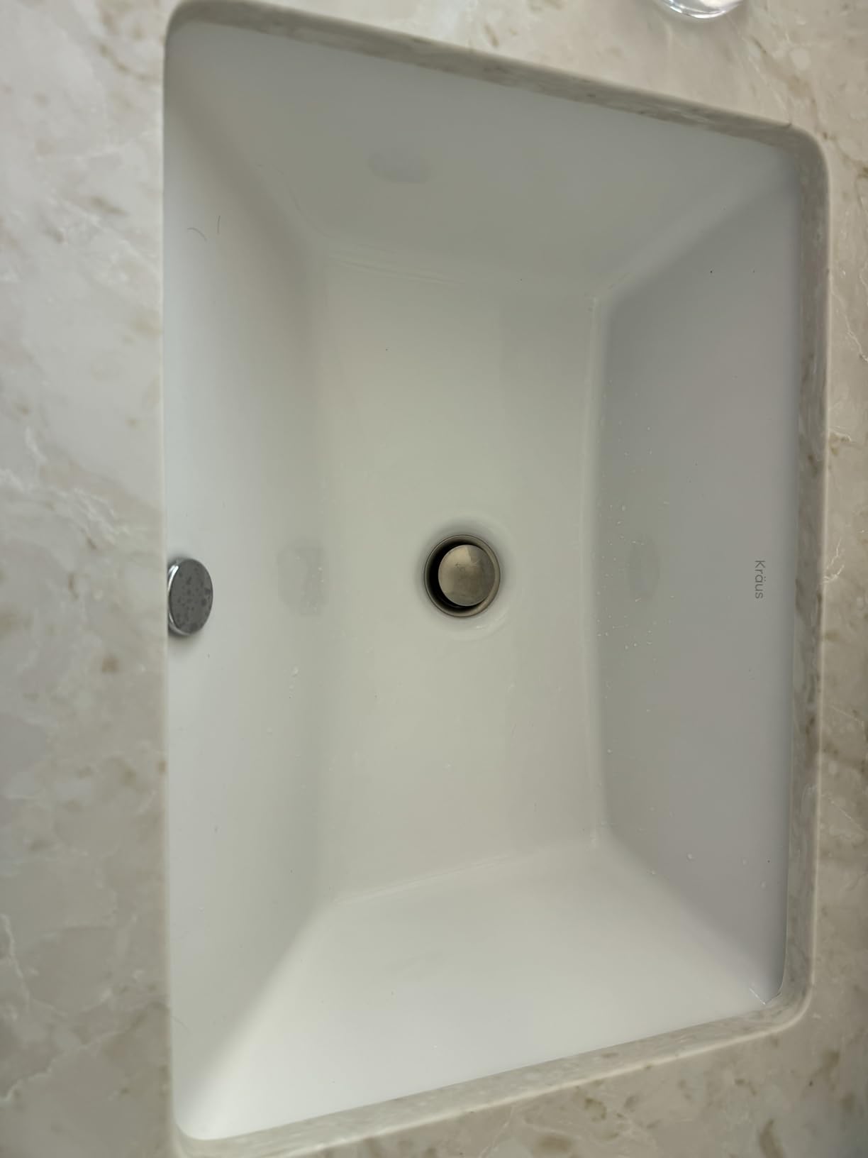 KRAUS Elavo 21.125 in. Rectangular Porcelain Ceramic Undermount Bathroom Sink in White with Overflow Drain, KCU-242 customer photo 1