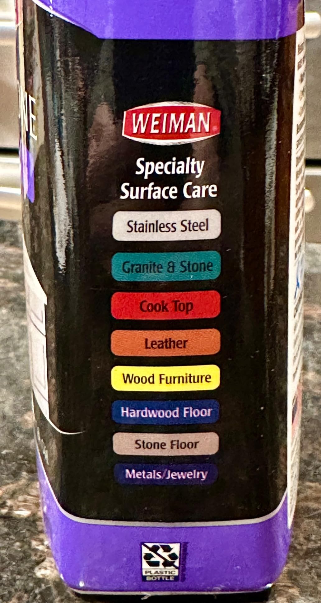 Weiman Granite & Stone Sealer Spray - Protects Kitchen Countertops, Sinks, Showers, Vanities & Floors From Stains - For Granite, Quartz, Marble, Tile, Limestone, Slate - Water Based, 24 oz customer photo 2