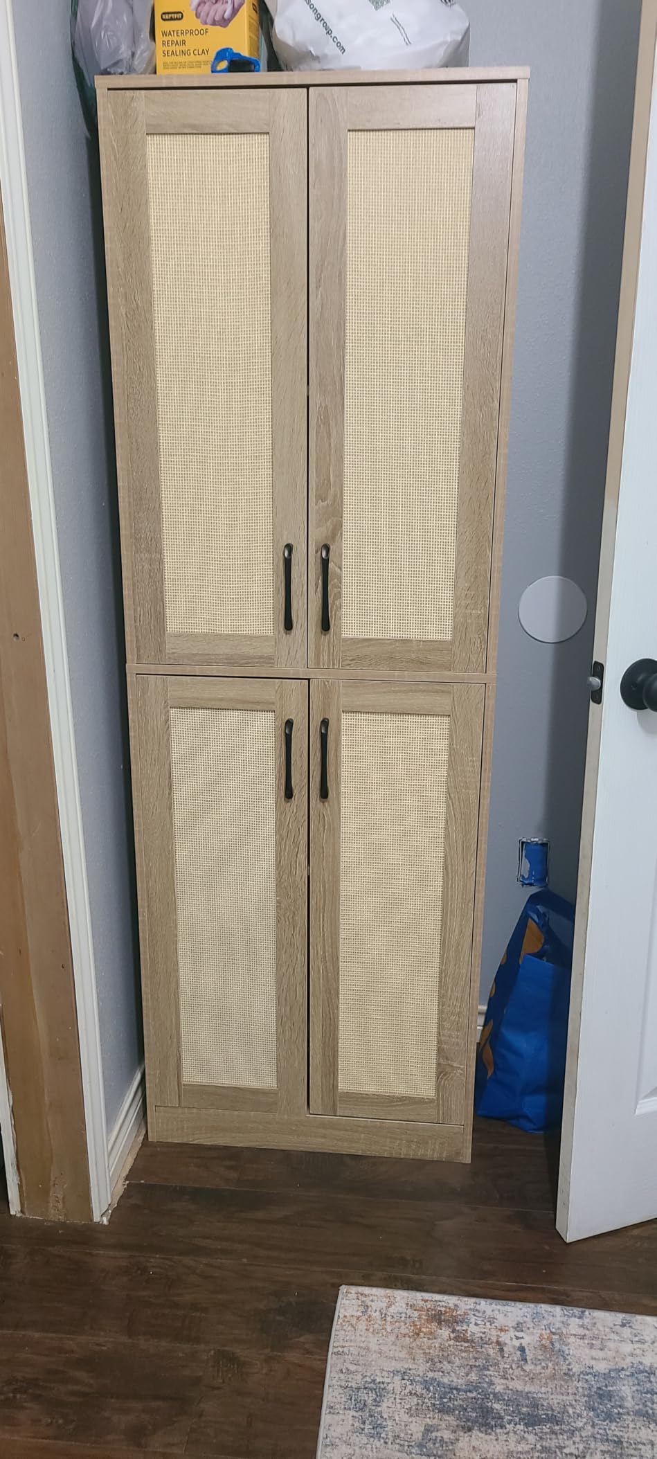 JASIWAY Tall Bathroom Storage Cabinet 57