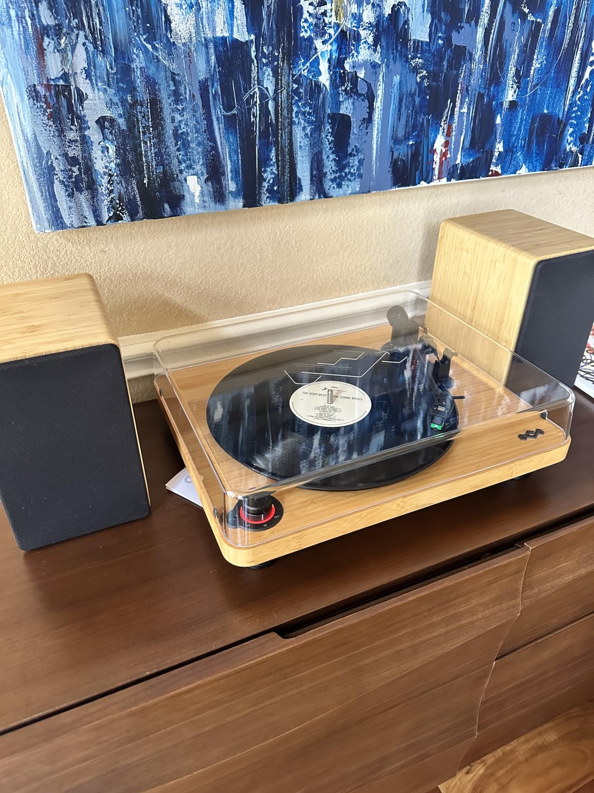 House of Marley Turntable Dust Cover - Eco-Friendly, Made from Recycled Plastic, Durable Protection, Compatible with Stir it Up & Simmer Down Series customer photo 1