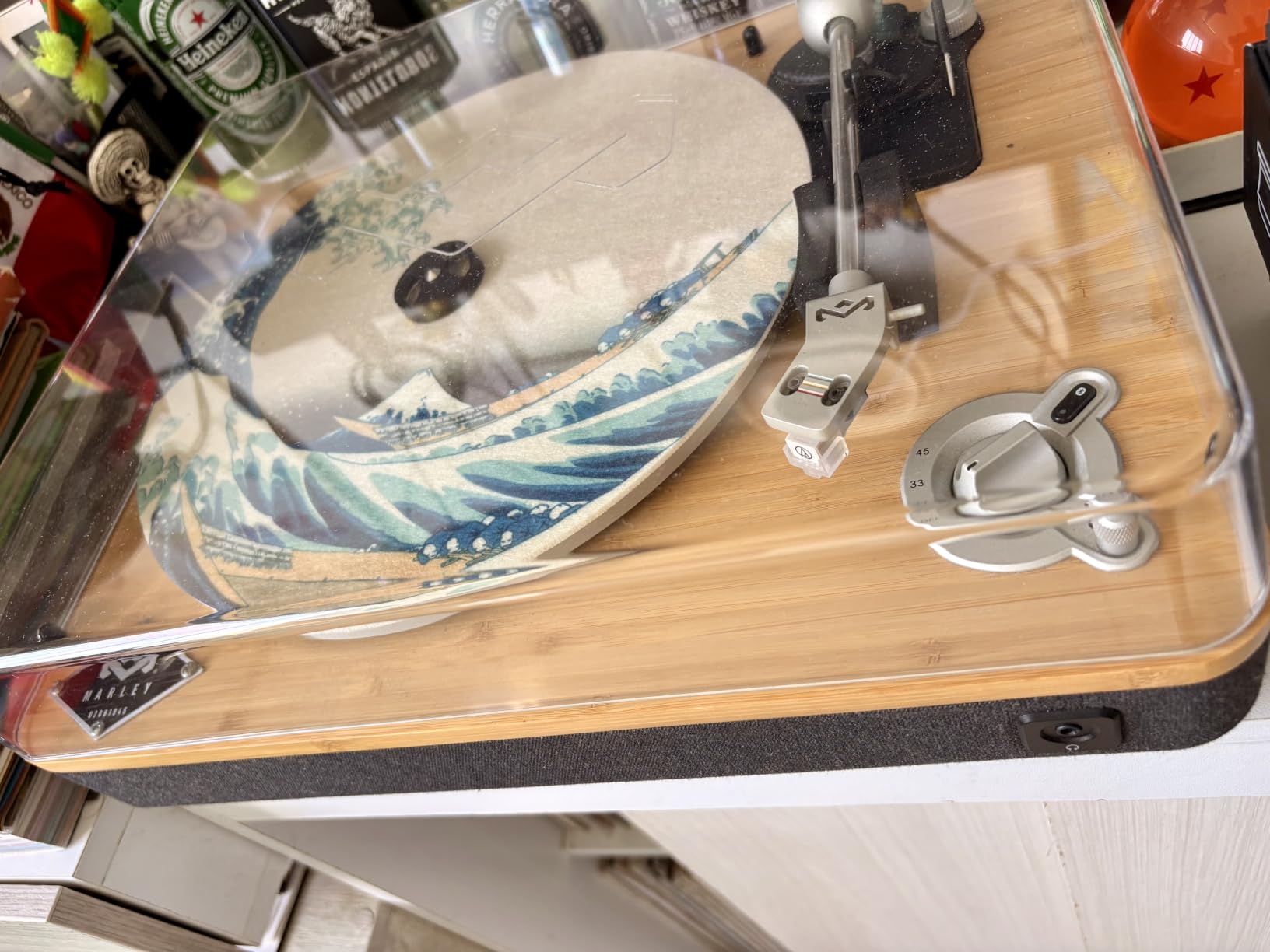 House of Marley Turntable Dust Cover - Eco-Friendly, Made from Recycled Plastic, Durable Protection, Compatible with Stir it Up & Simmer Down Series customer photo 2