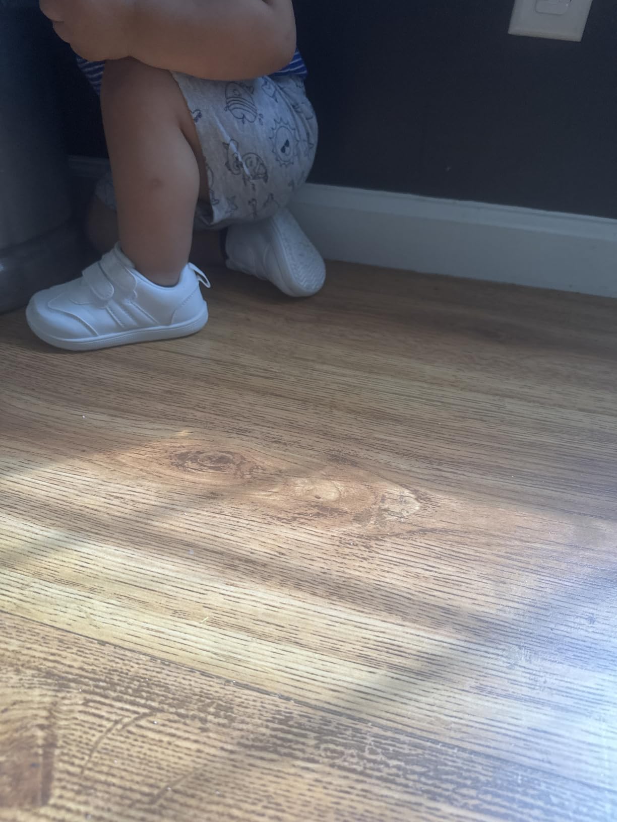 STQ KIDS Toddler Wide Toe Box Shoes First Walk Sneakers customer photo 1