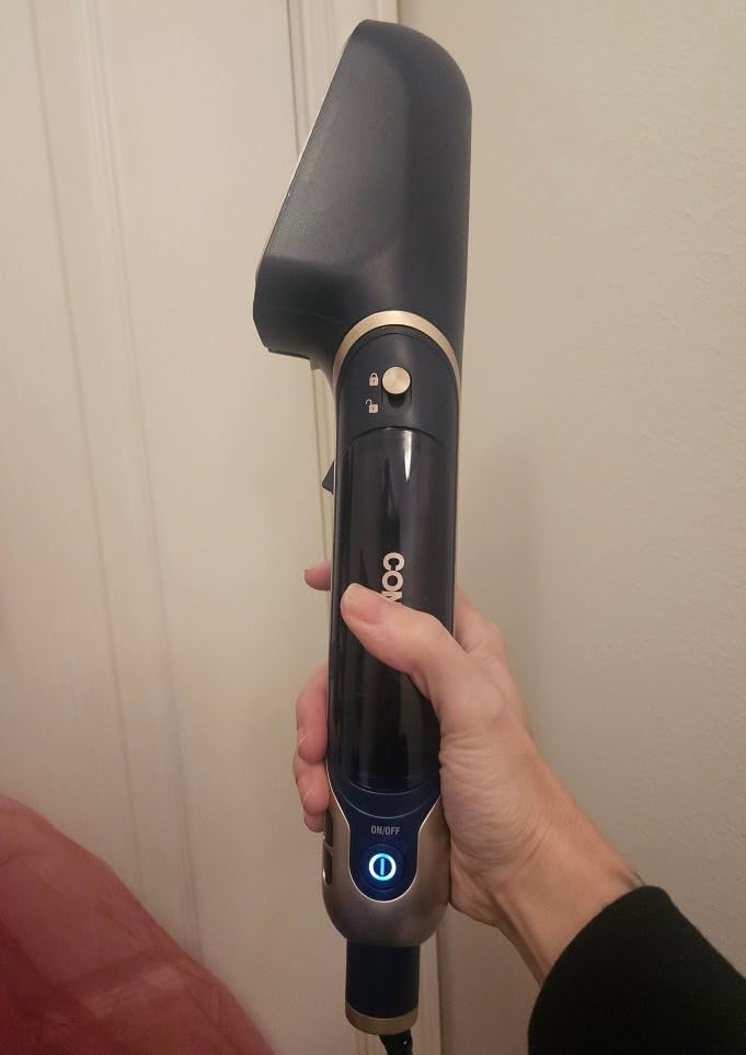 Conair SteamStylist 3-in-1 Steam Press and Iron Steamer for Clothes with Fabric Shaver, Extra Water Tank and Storage Bag, Midnight Blue customer photo 2