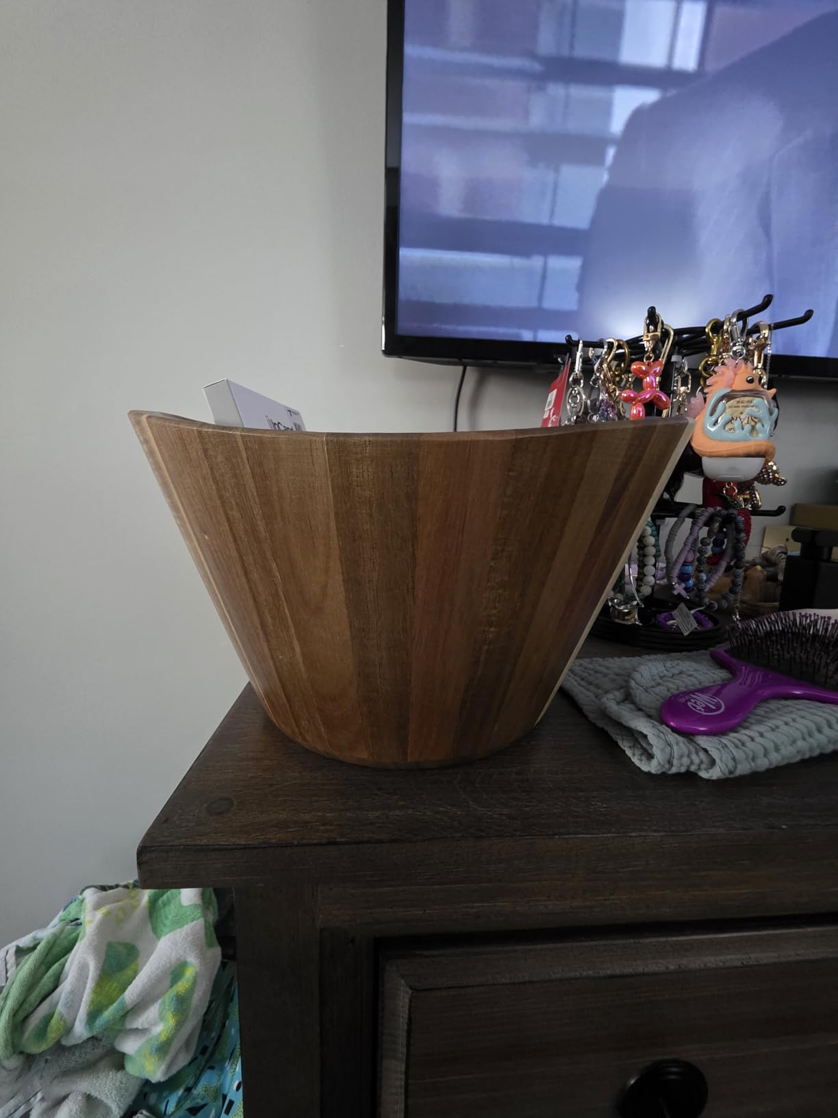 Extra Large Wooden Salad Bowl, Acacia 12
