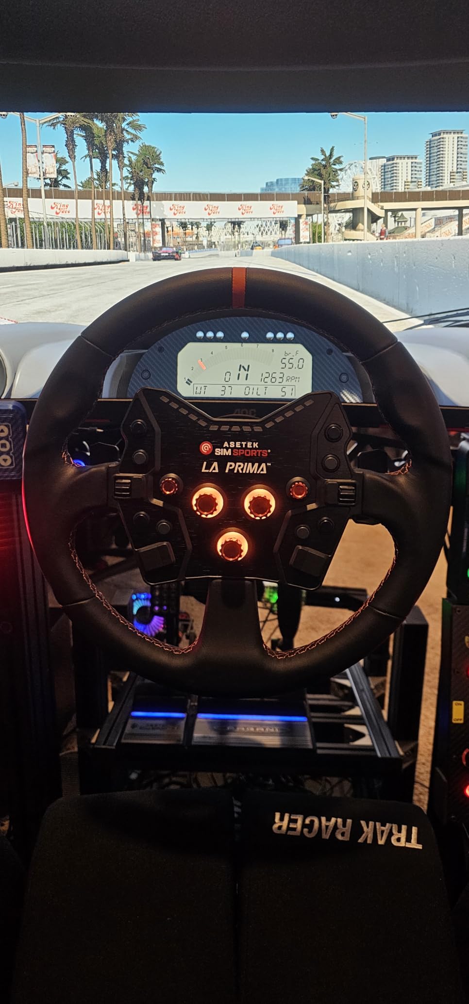 ASETEK La Prima Formula Button Box Gaming Steering Wheel | Premium Steering Wheel Gaming for PC | High Precision & Customizable Controls customer photo 2