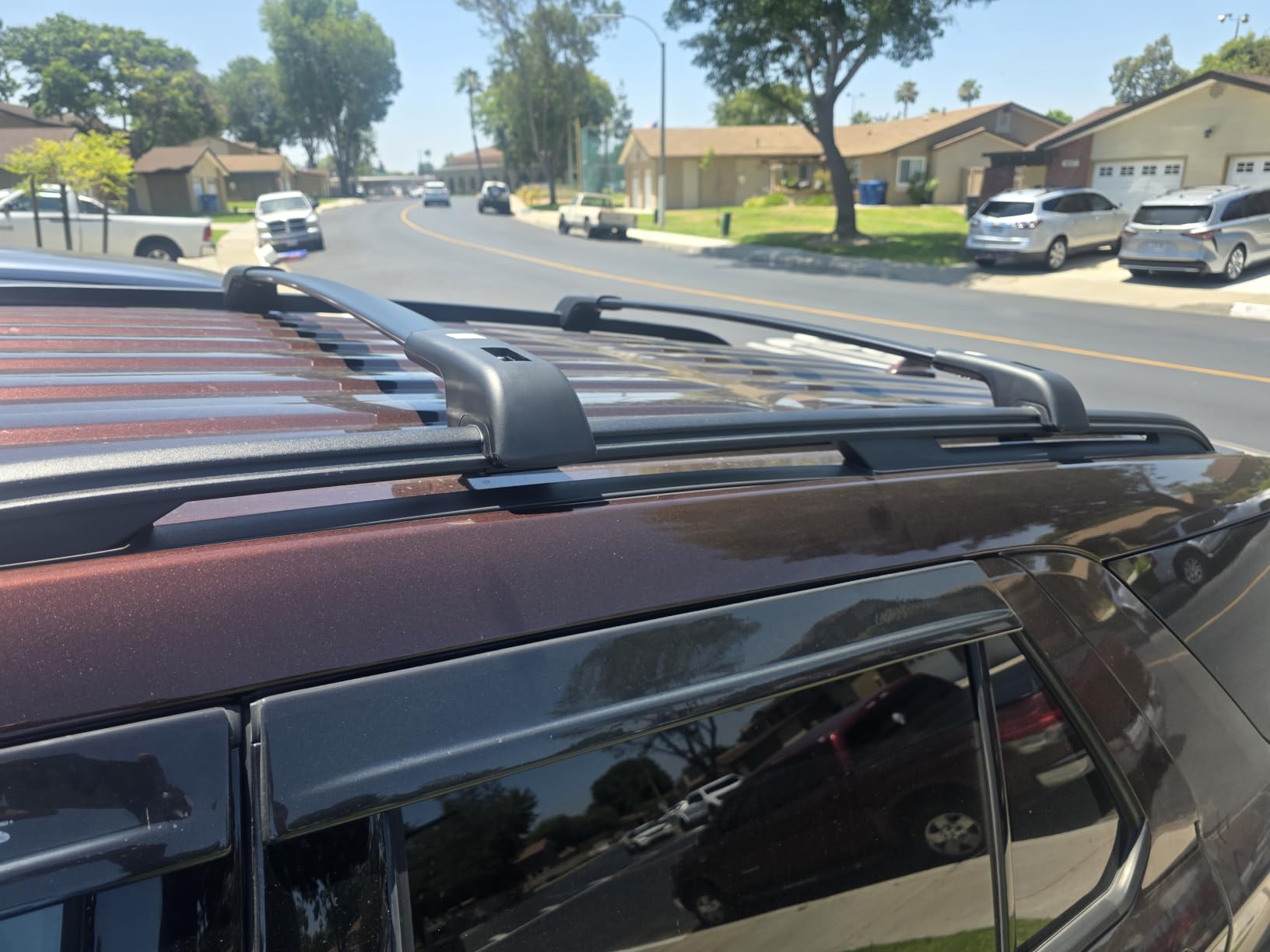 Tuyoung 300lbs Roof Rack Cross Bars for KIA EV9 2024-2026 | GT-Line (Not for Wind & Land) with Raised Rails, Lockable Aluminum Roof Rails Crossbars Cargo Bars Cargo Carrier Luggage customer photo 1