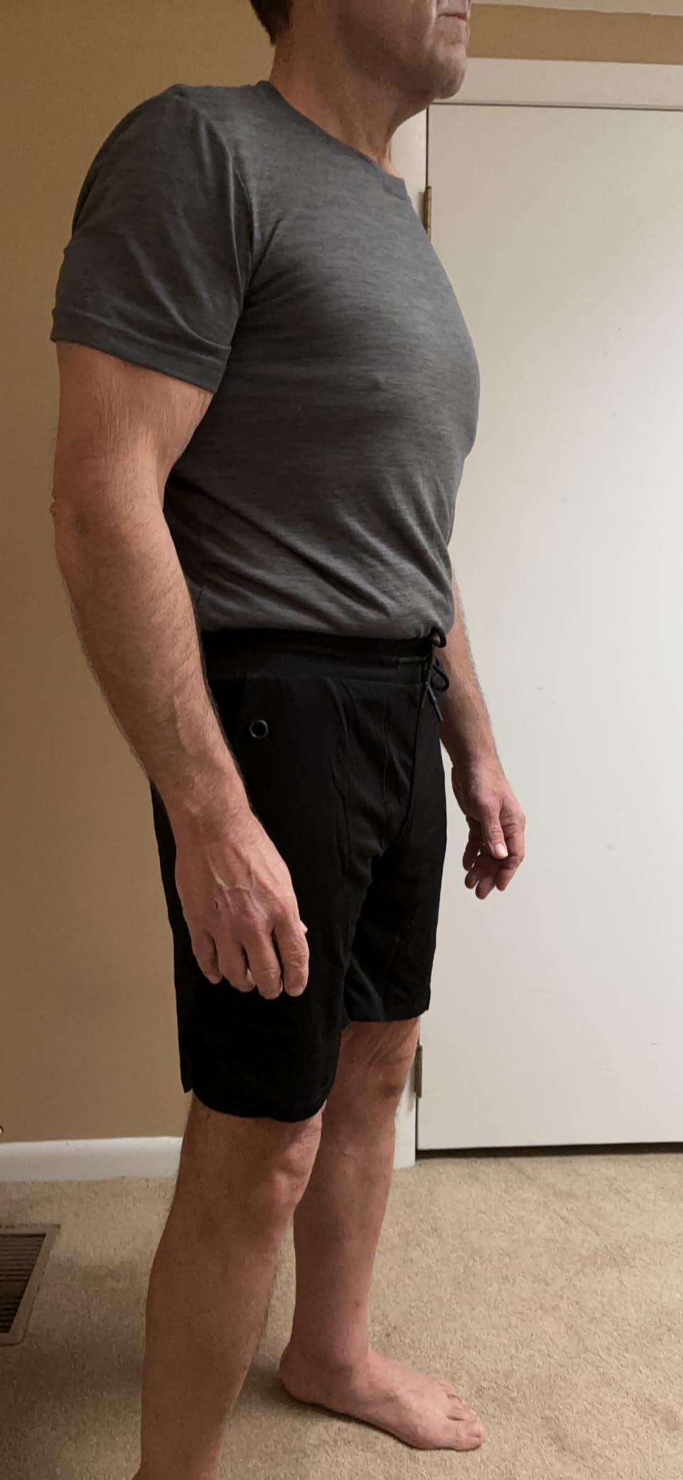 JWJ Men's 2 in 1 Workout Running Shorts 7 Inch Lightweight Athletic Gym Shorts with Compression Liner customer photo 2