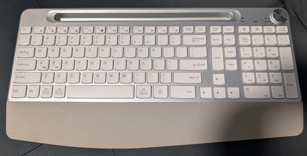 JOYACCESS Ergonomic Wireless Keyboard with Wrist Rest, Low-Profile customer photo 2