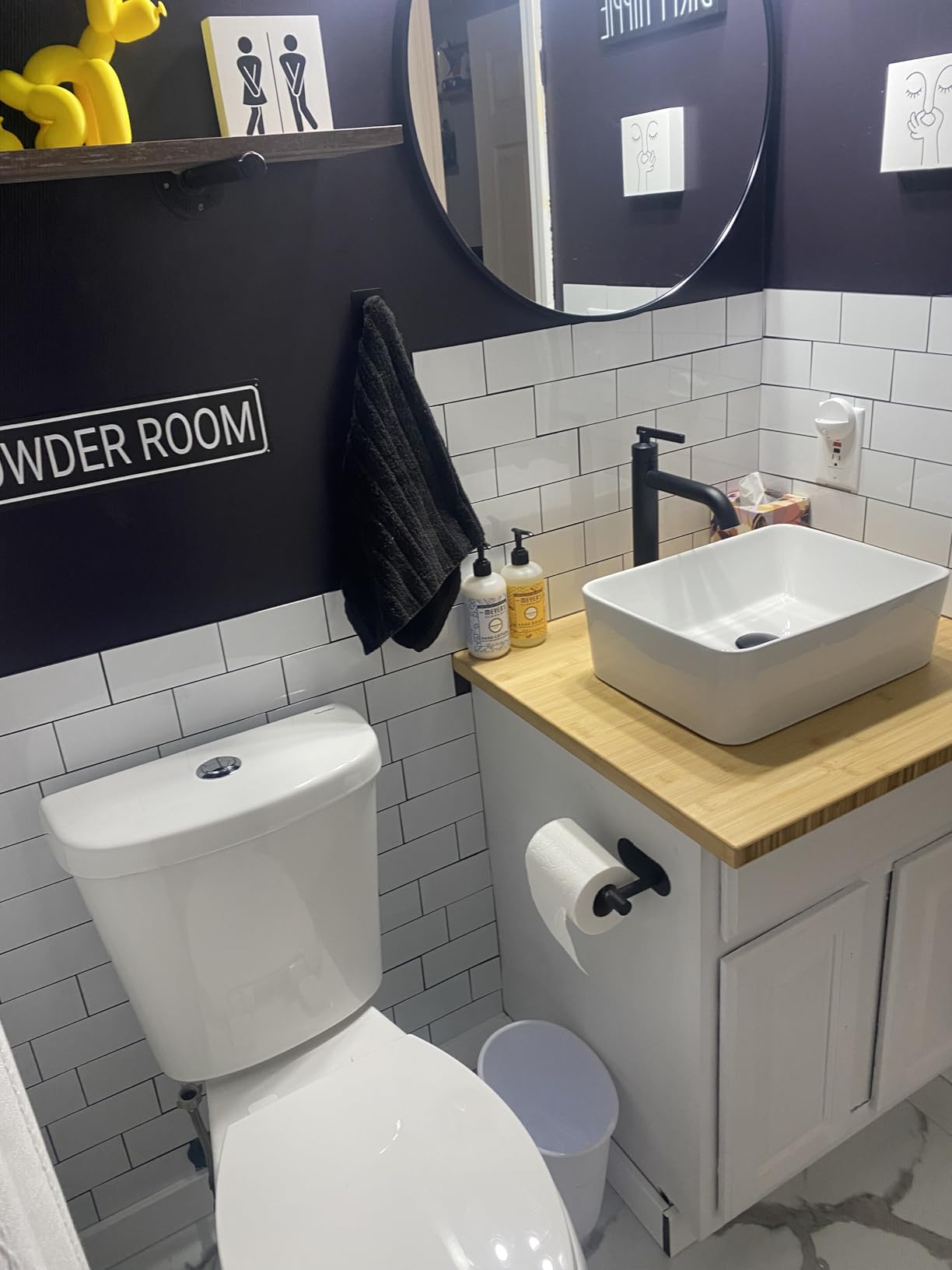 24 x 25 x 1.2 in Finished Bamboo Butcher Block Countertop | Food-contact bamboo countertop with double-sided clear coating, cut-to-fit design and heat tolerance up to 150°C/302°F. customer photo 2