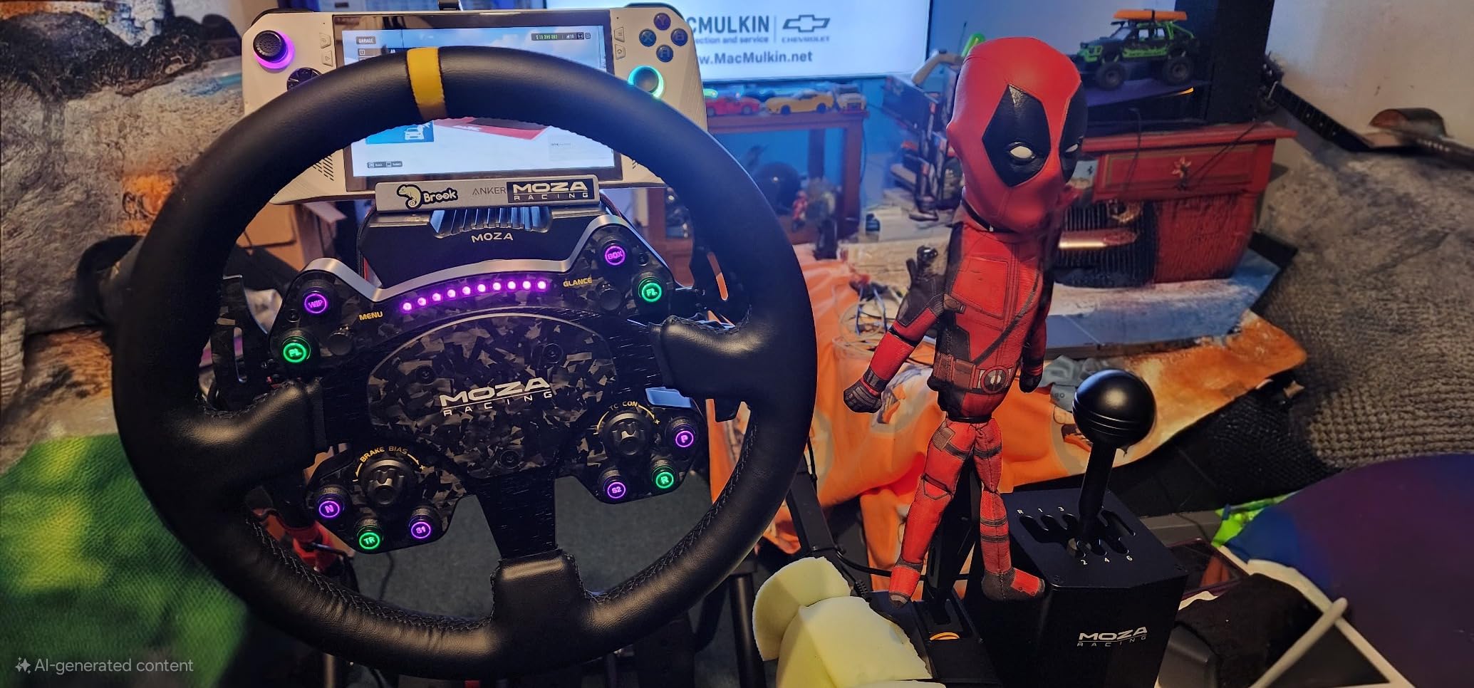 MOZA HBP Sim Racing Handbrake PC USB Simulator Joysticks, 16 Bit High Precision, Dual Mode and Multi Angle Adjustable, USB Connection to PC customer photo 2