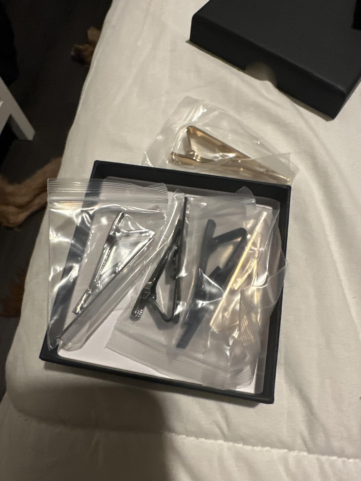 6 Pcs Tie Clips for Men, Tie Bar Pins Tacks with Gift Box customer photo 2