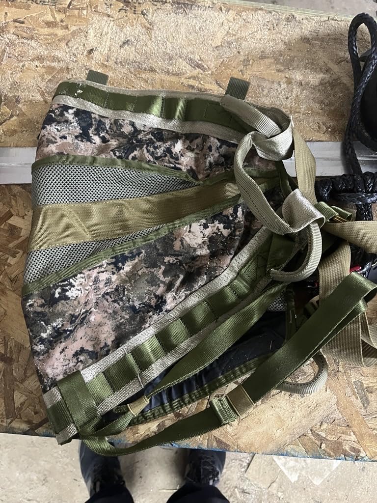 Tree Saddle, The Gen 2 Hunting Saddle, Ultra Large Comfortable Seat, Lightweight Tree Stands Accessories, Adjustable Tree Climbing Saddle, Essential Saddle Hunting Gear, Includes Bridge customer photo 1